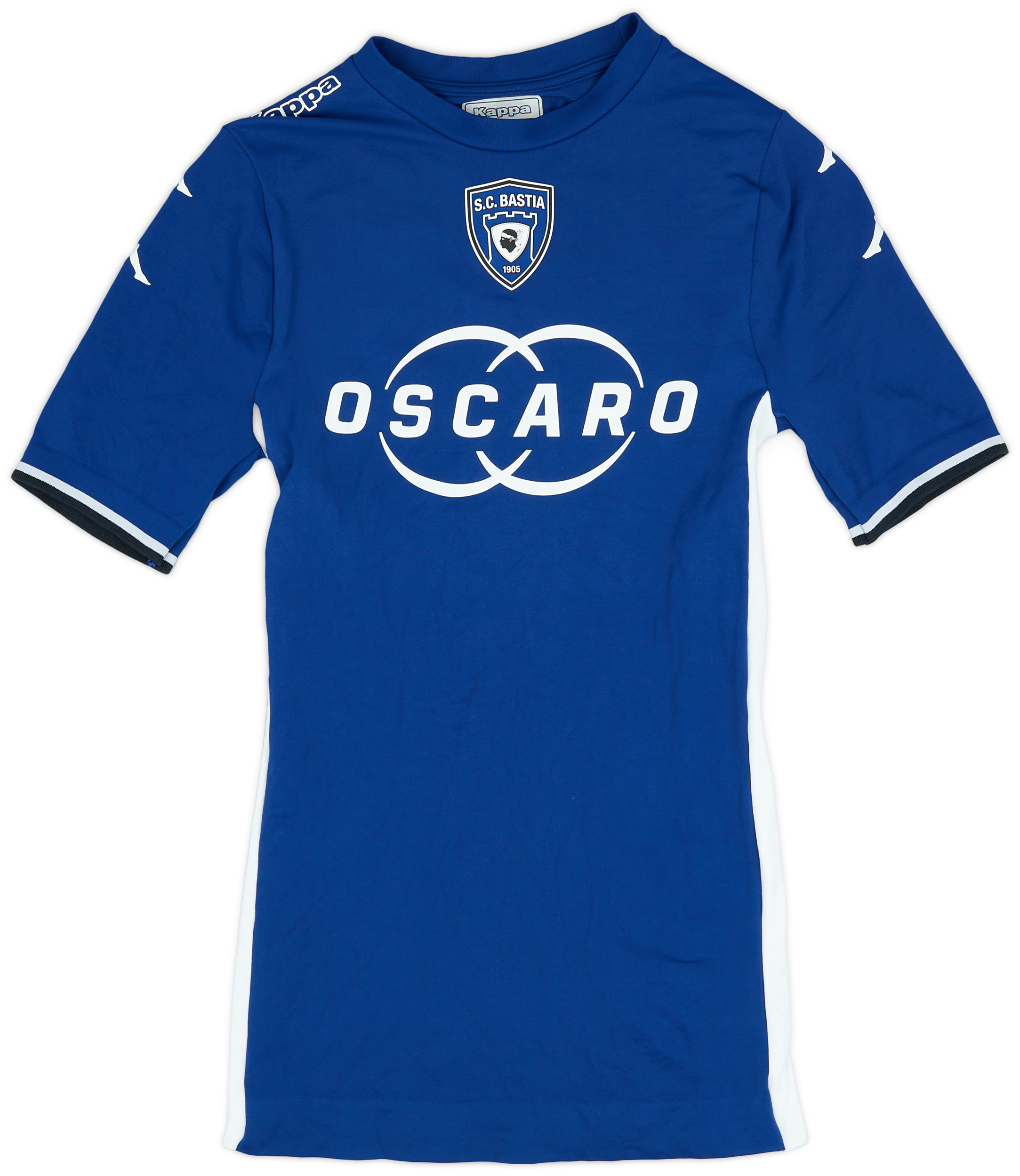 2017-19 SC Bastia Authentic Home Shirt - 9/10 - (/)