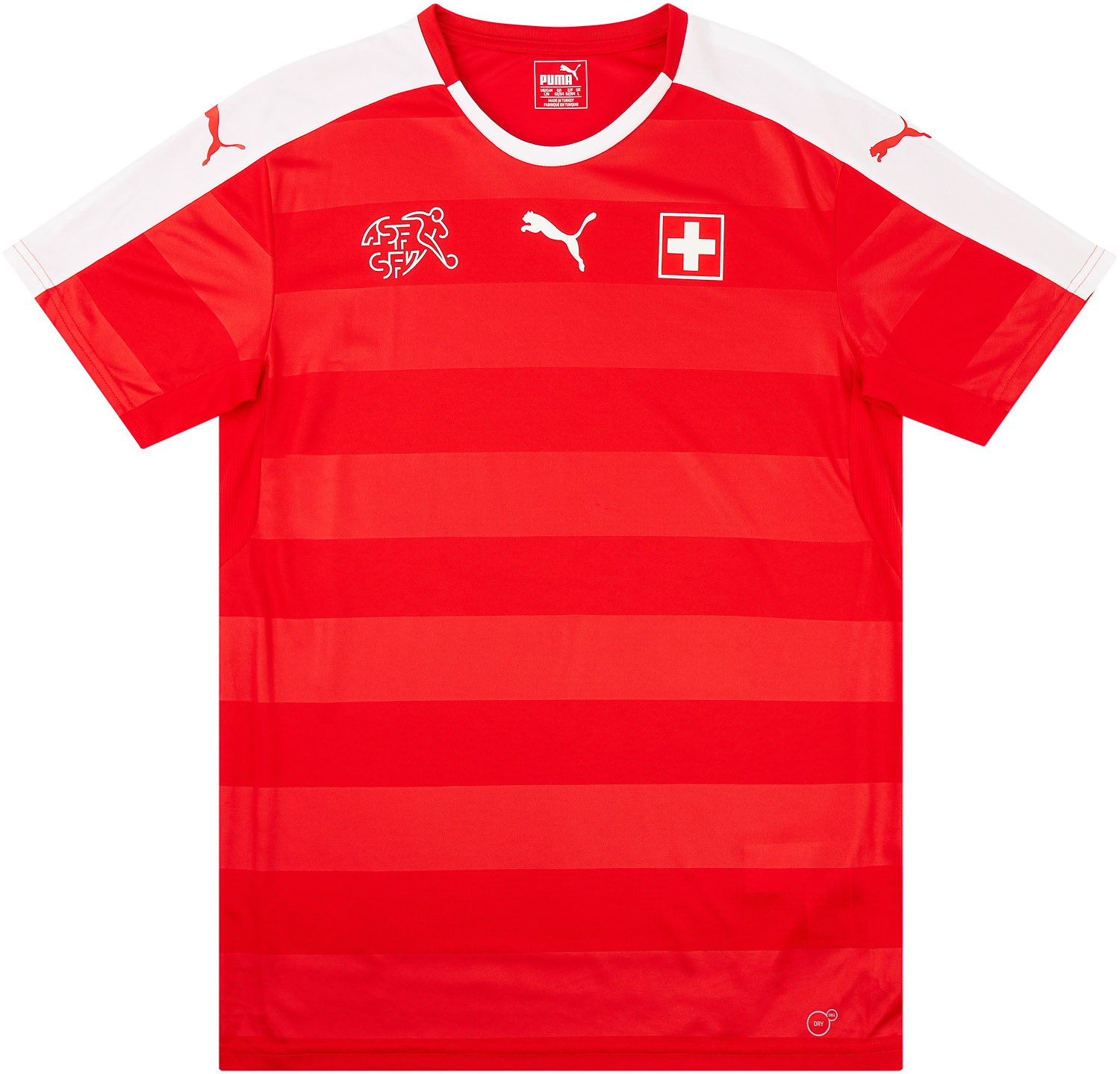 2016-17 Switzerland Player Issue Home Shirt (PRO Fit)