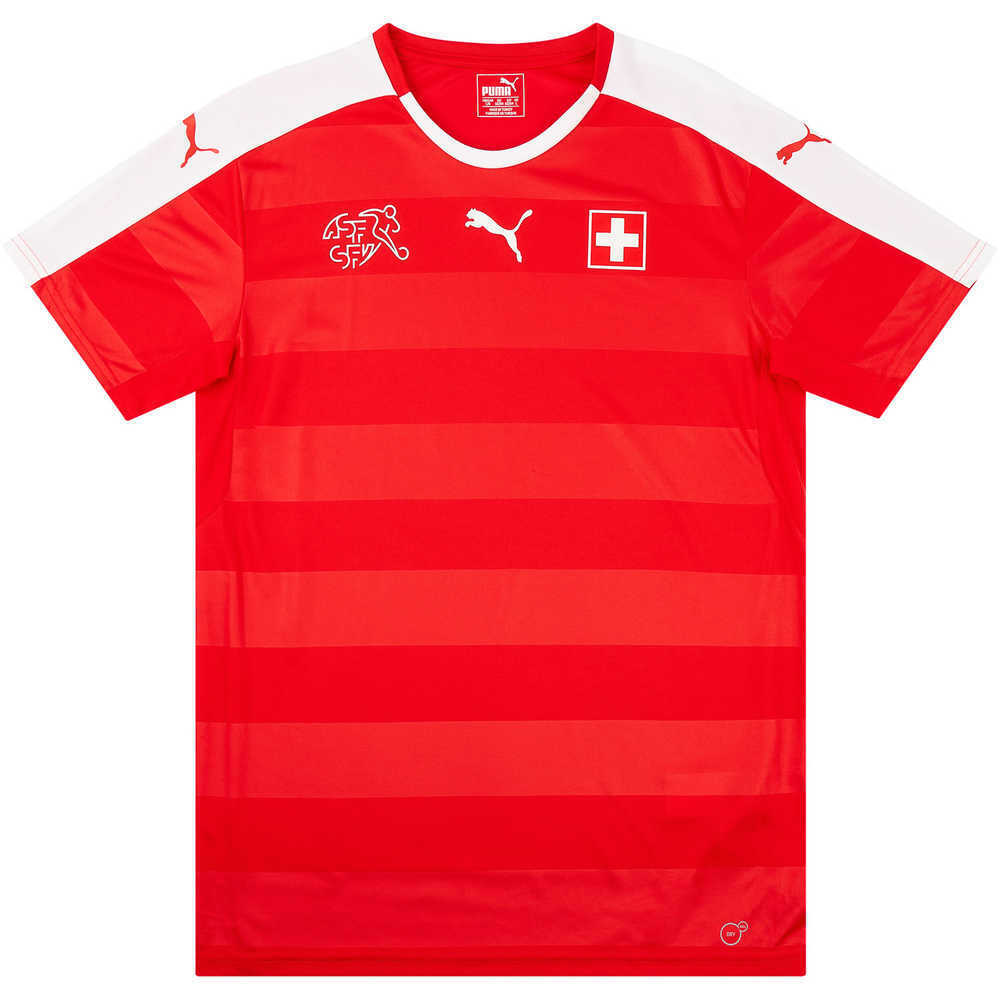 2016-17 Switzerland Player Issue Home Shirt (PRO Fit) *As New* L
