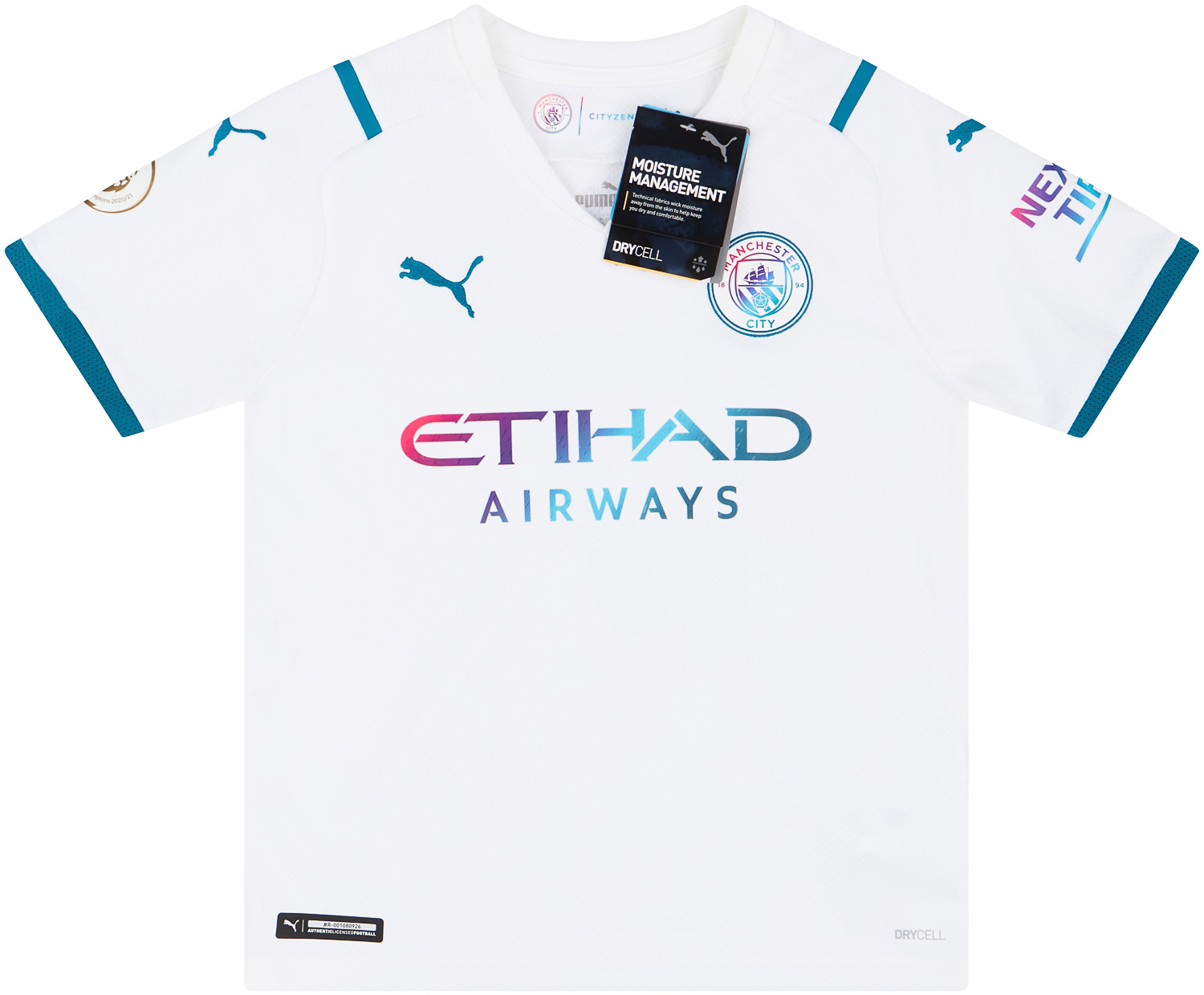 Puma Manchester City Away Junior Short Sleeve Jersey 2021/2022