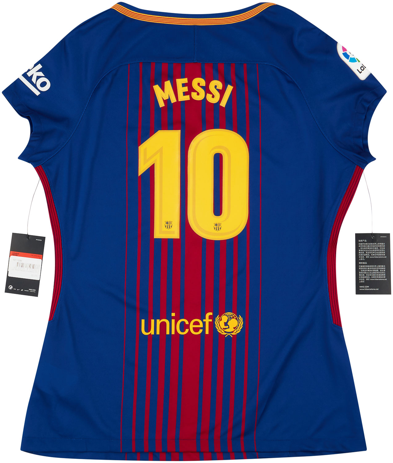 MATCH ISSUE Lionel Messi Official FC Barcelona Back Signed