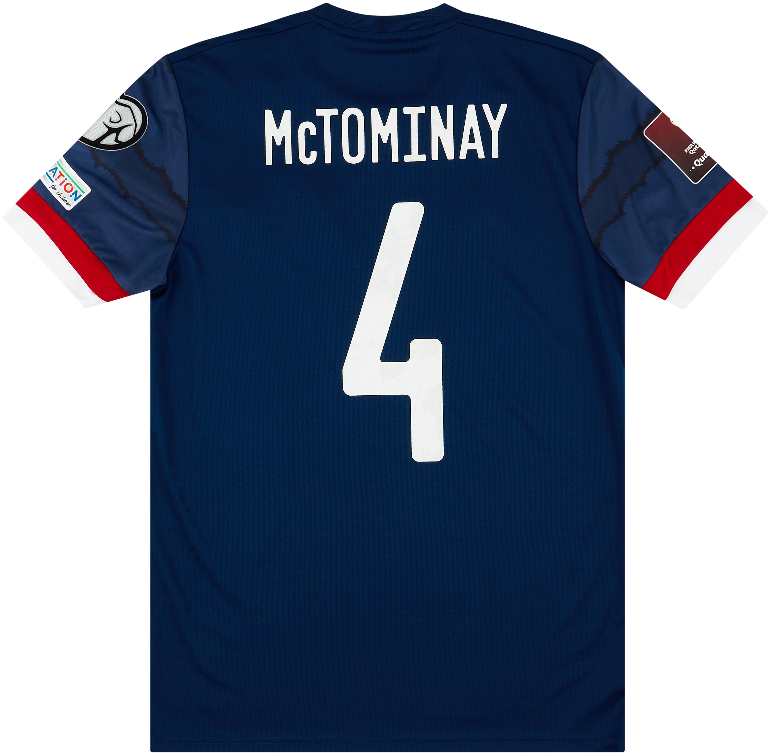 2020-21 Scotland Home Shirt McTominay #4 - NEW - (M)