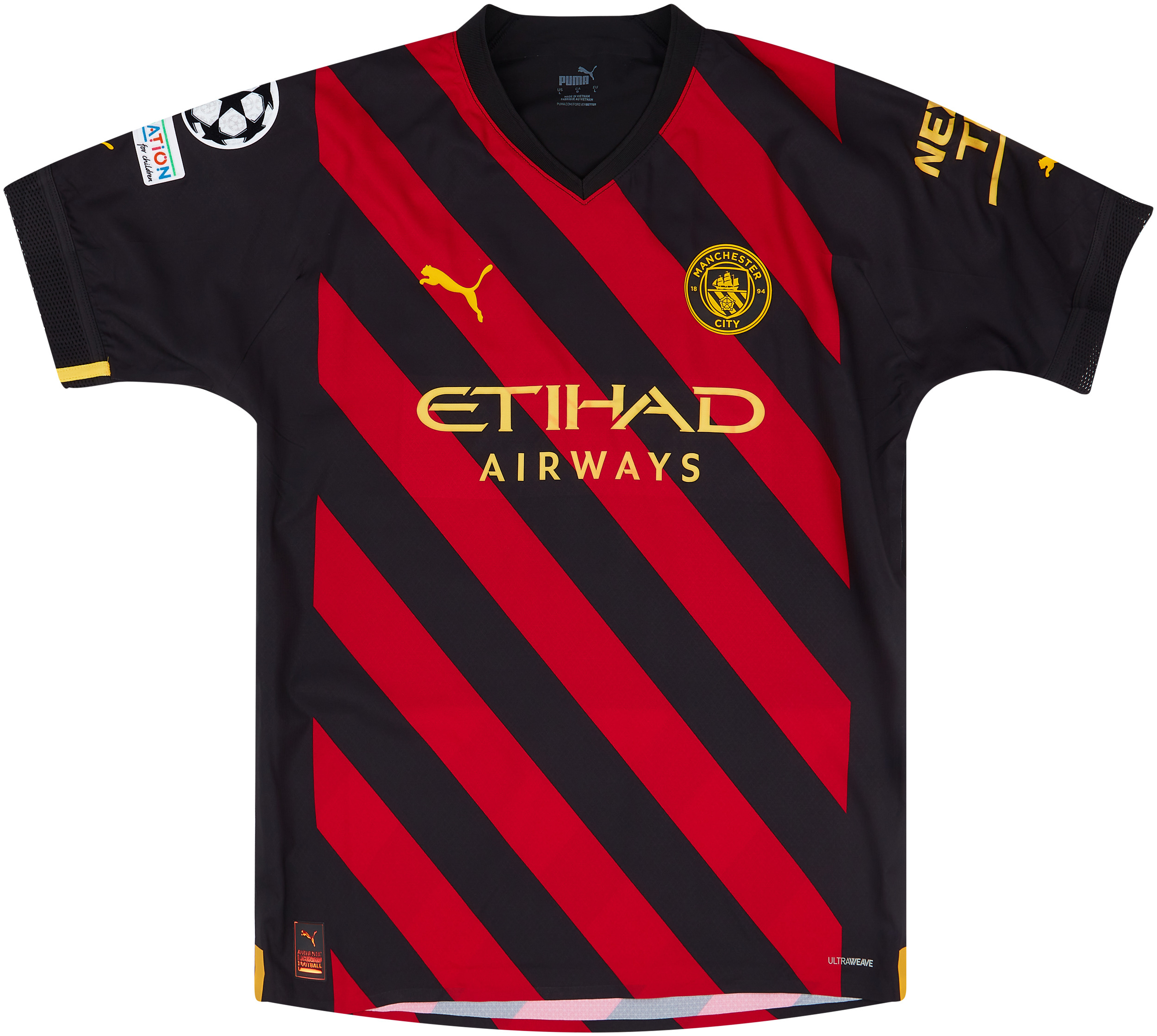 2022-23 Manchester City Player Issue Away Shirt - As New - (L)