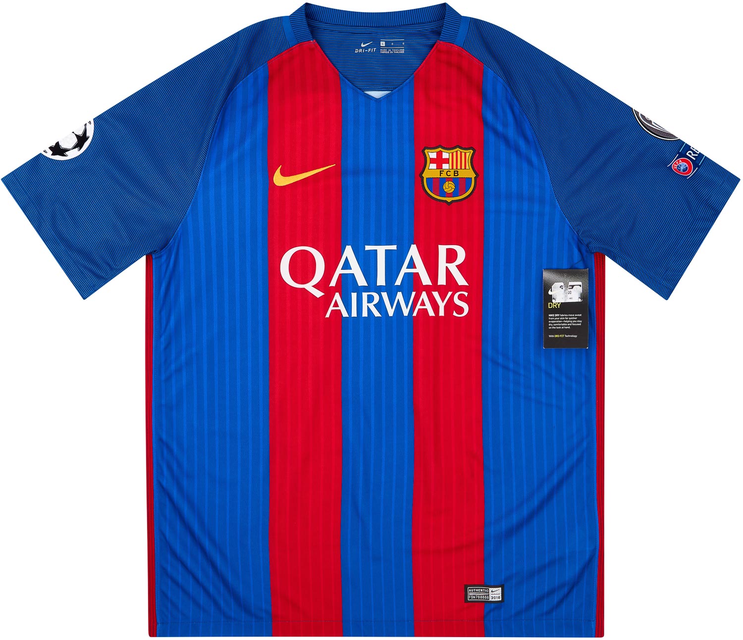 Plasticiteit inschakelen Conceit 2016-17 Barcelona Home Shirt Messi #10 - NEW - (L)