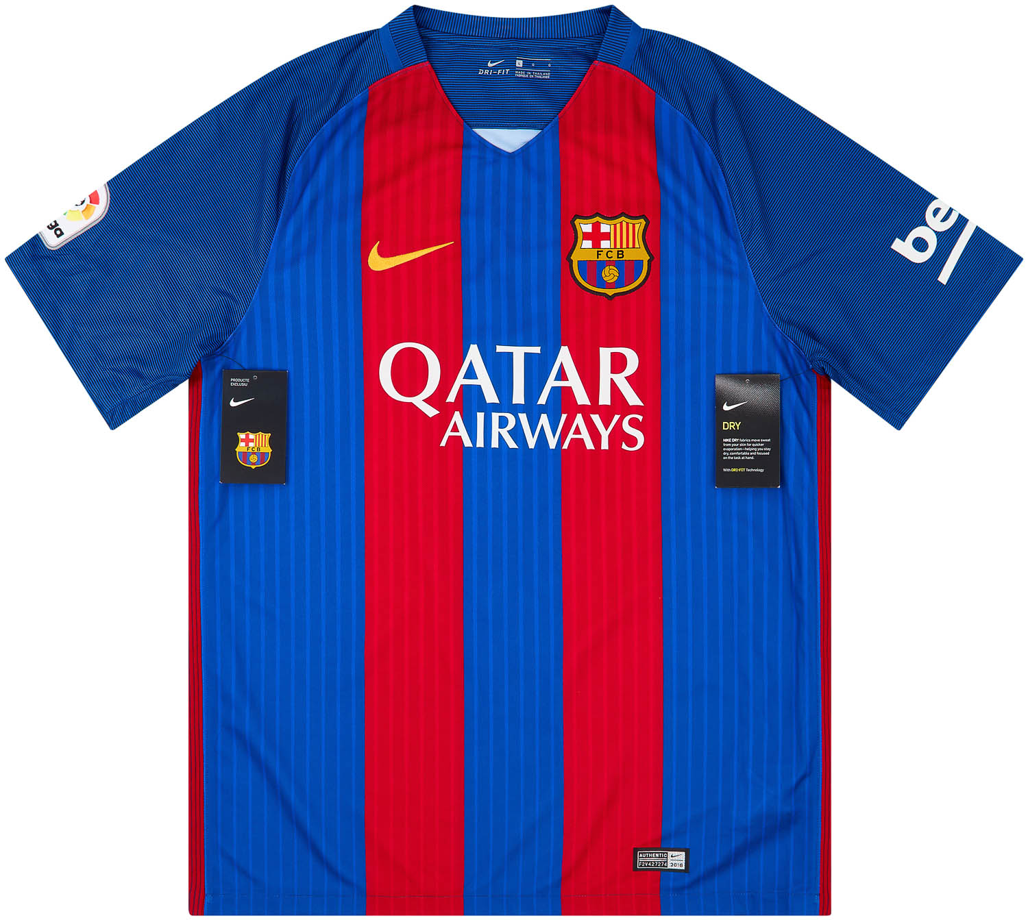 2015-16 Barcelona Player Issue Third Shirt #10 MESSI Match Un Worn  Champions League – Kitroom Football