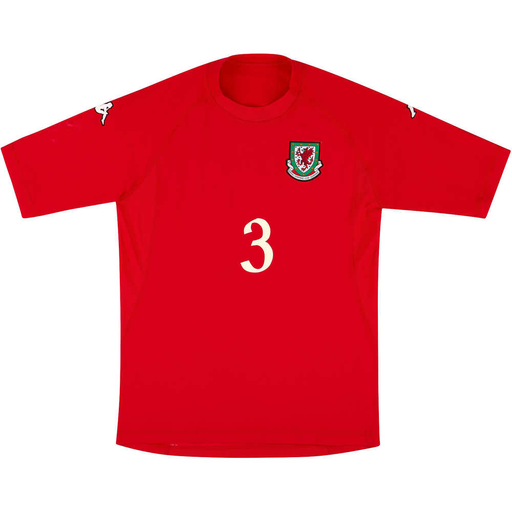2004 Wales Match Worn Home Shirt #3 (Thatcher) v Poland