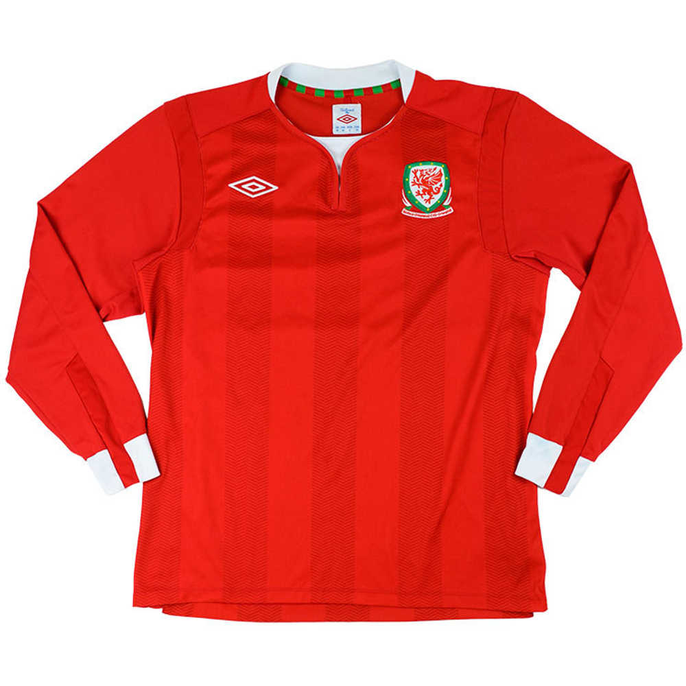 2011-12 Wales Home L/S Shirt (Excellent) L
