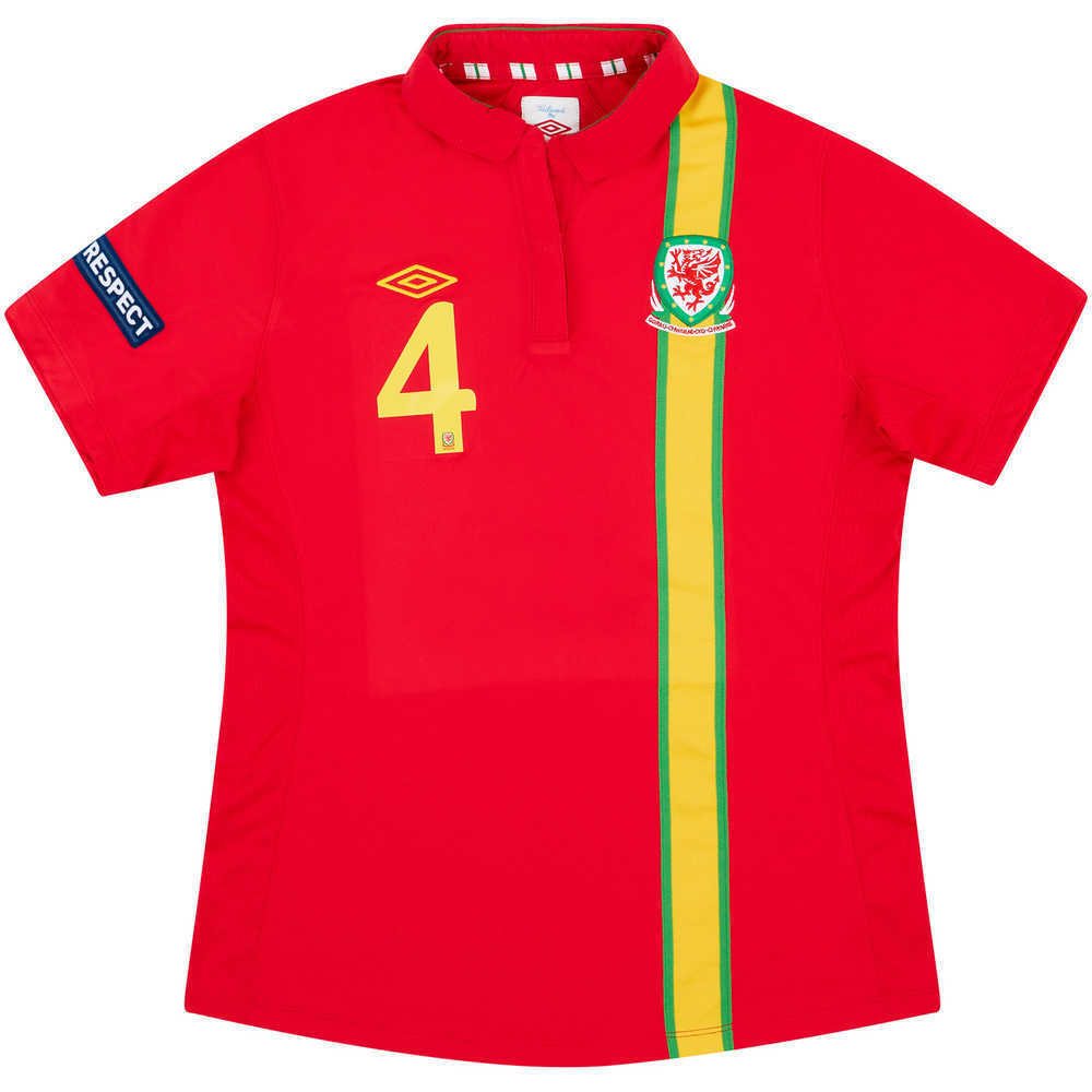 2012-13 Wales Women Match Issue Home Shirt #4