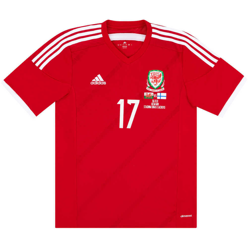 2013 Wales Match Issue Home Shirt Easter #17 (v Finland)