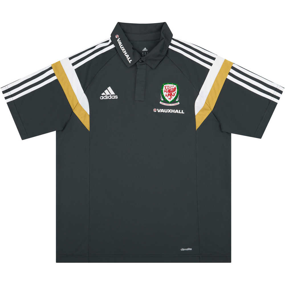 2014-15 Wales Player Issue Training Polo T-Shirt *As New* L