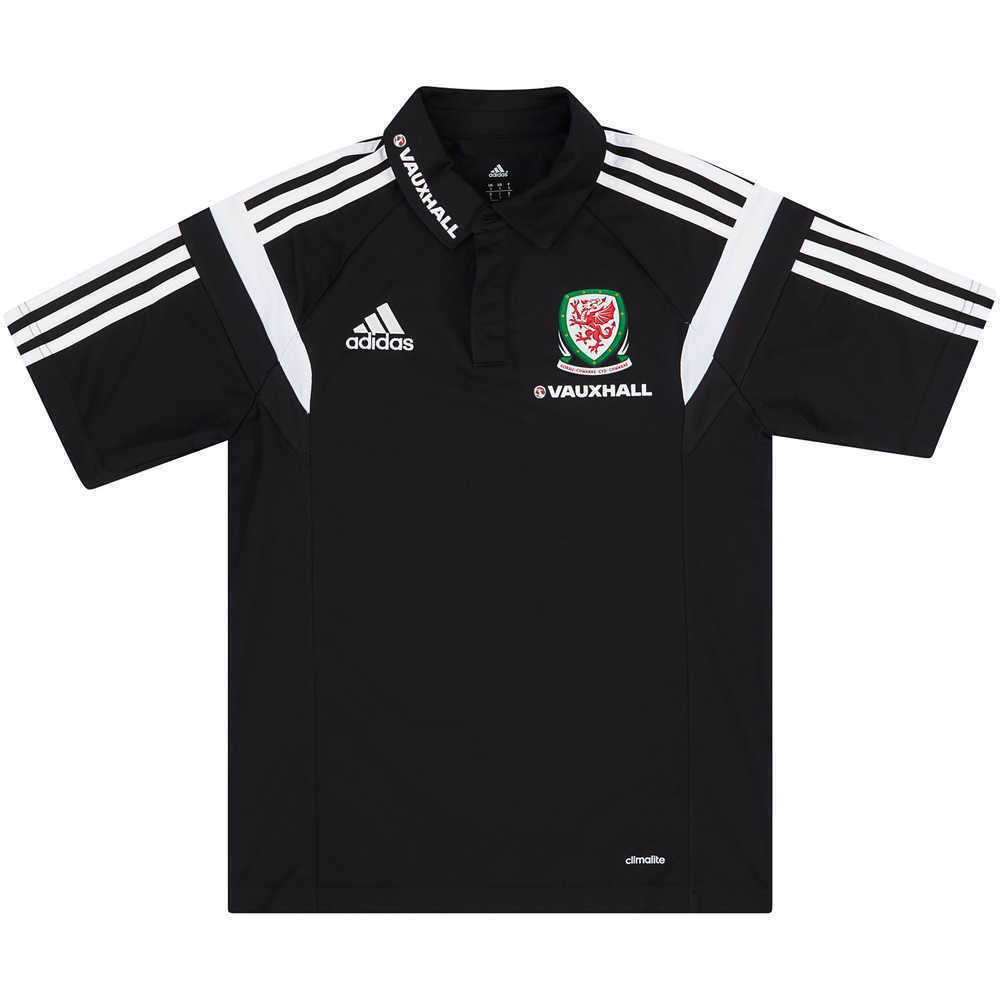 2014-15 Wales Adidas Training Polo Shirt (Excellent) S