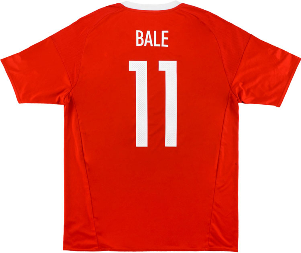 2016-17 Wales Home Shirt Bale #11 (Very Good) S-Specials Wales Names & Numbers Current Stars