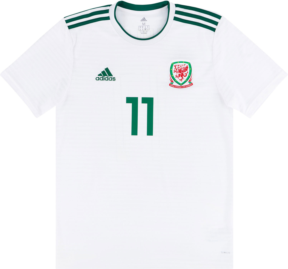 2018-19 Wales Away Shirt Bale #11 (Very Good) M-Specials Wales Names & Numbers Current Stars