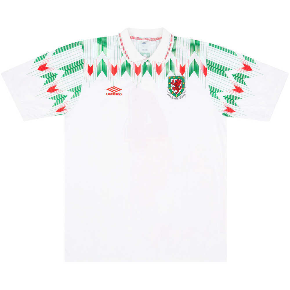1992 Wales Match Issue Away Shirt #4 (Blackmore)  