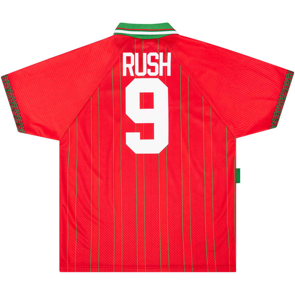 1994-96 Wales Home Shirt Rush #9 (Very Good) XL