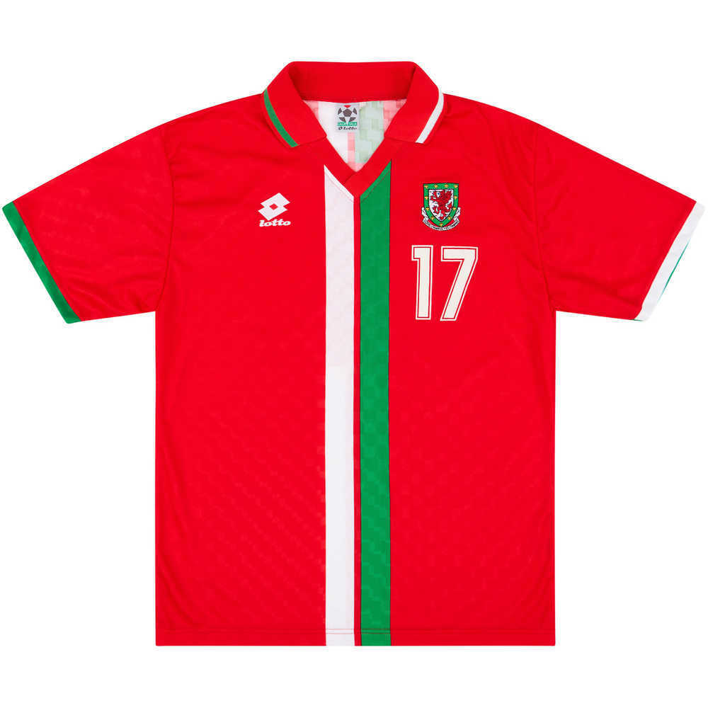 1996-98 Wales Match Issue Home Shirt #17 (Blackmore)