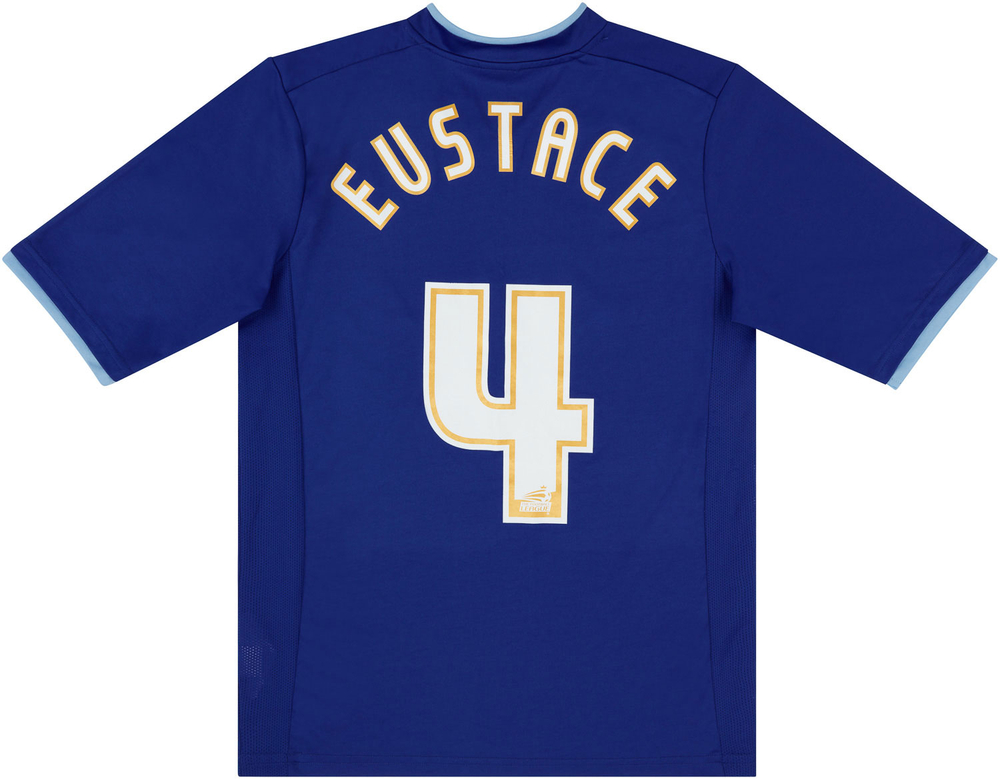 2012-13 Watford Away Shirt Eustace #4 (Excellent) M-Specials Names & Numbers Watford New In Classic