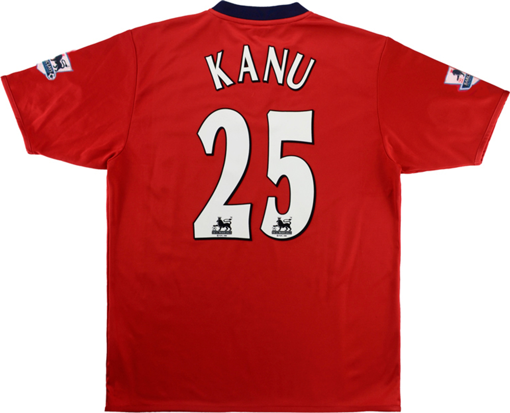 2004-06 West Brom Away Shirt Kanu #25 (Excellent) XL-Specials West Brom Names & Numbers Cult Heroes