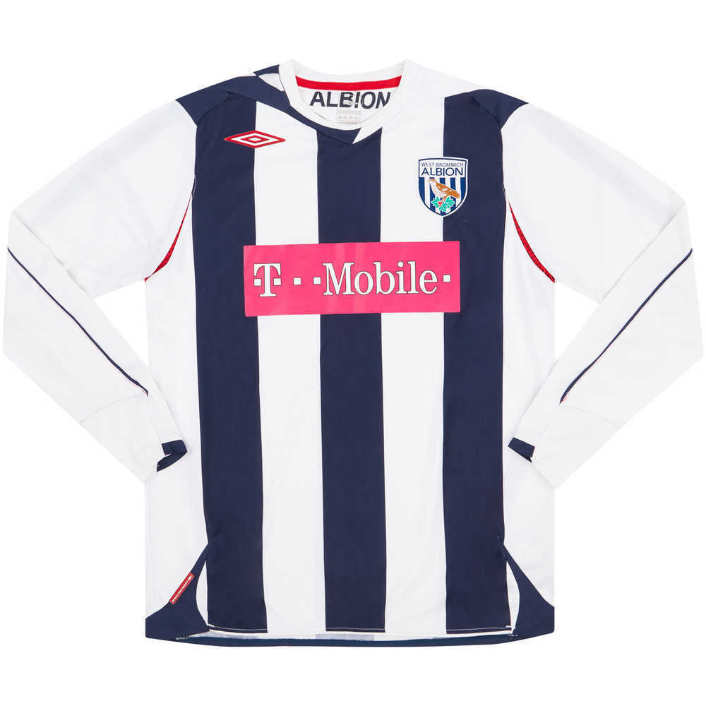 2006-07 West Brom Home L/S Shirt (Very Good) M