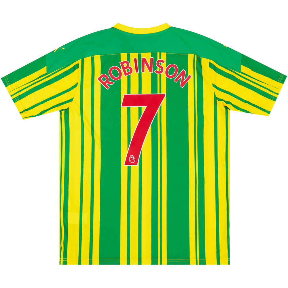 2020-21 West Brom Away Shirt Robinson #7 *w/Tags*
