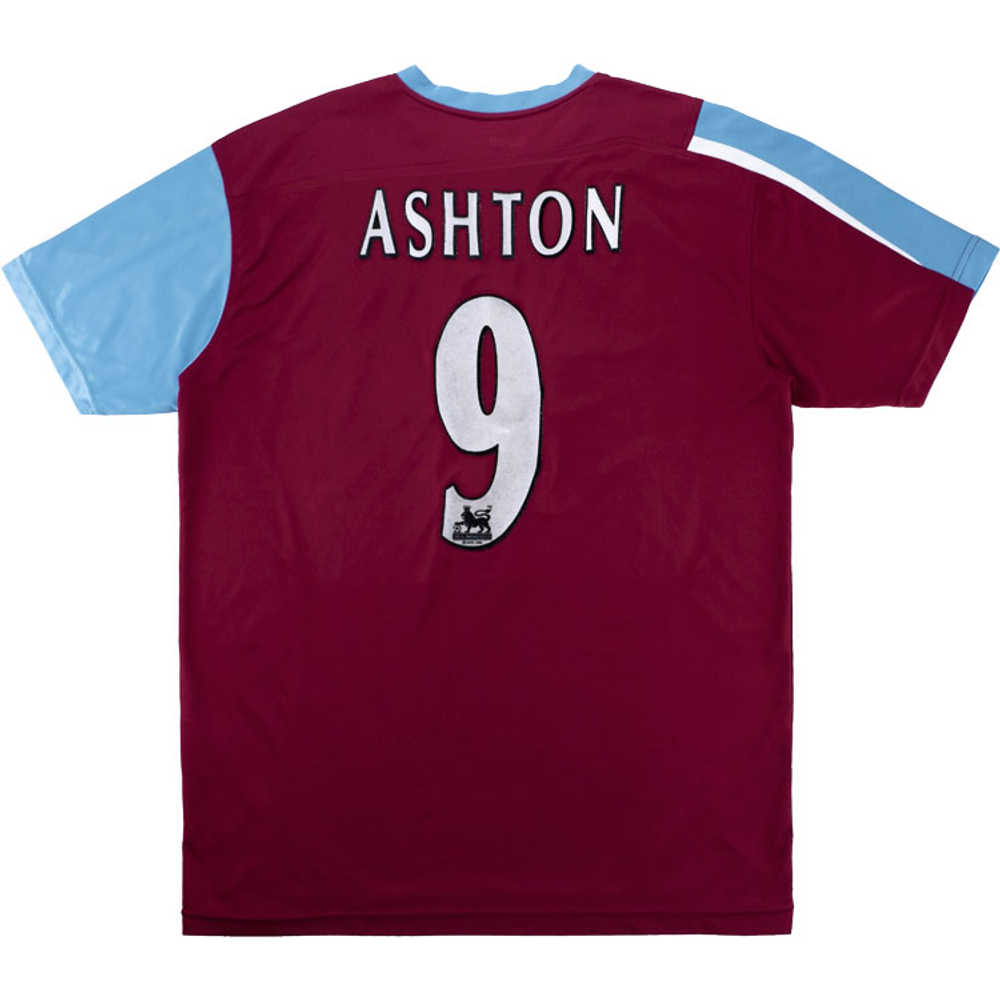 2006-07 West Ham Home Shirt Ashton #9 (Good) L