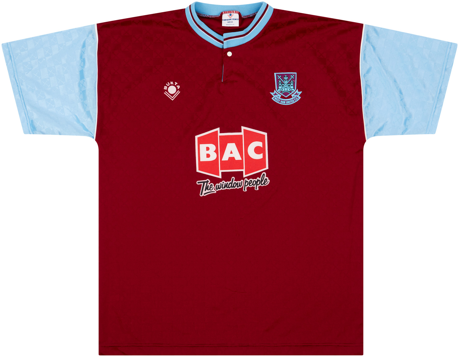 1989-90 West Ham United Home Shirt - 10/10 -