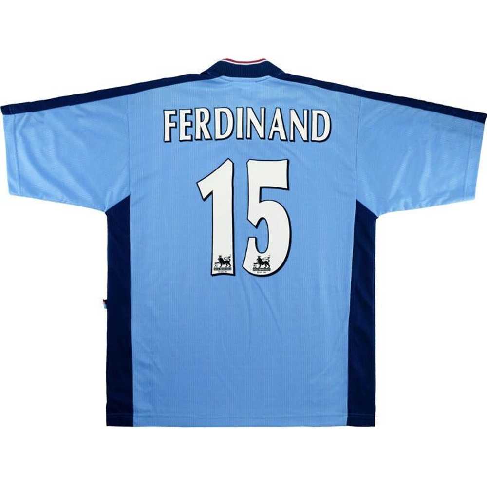 1997-98 West Ham Away Shirt Ferdinand #15 (Excellent) XL