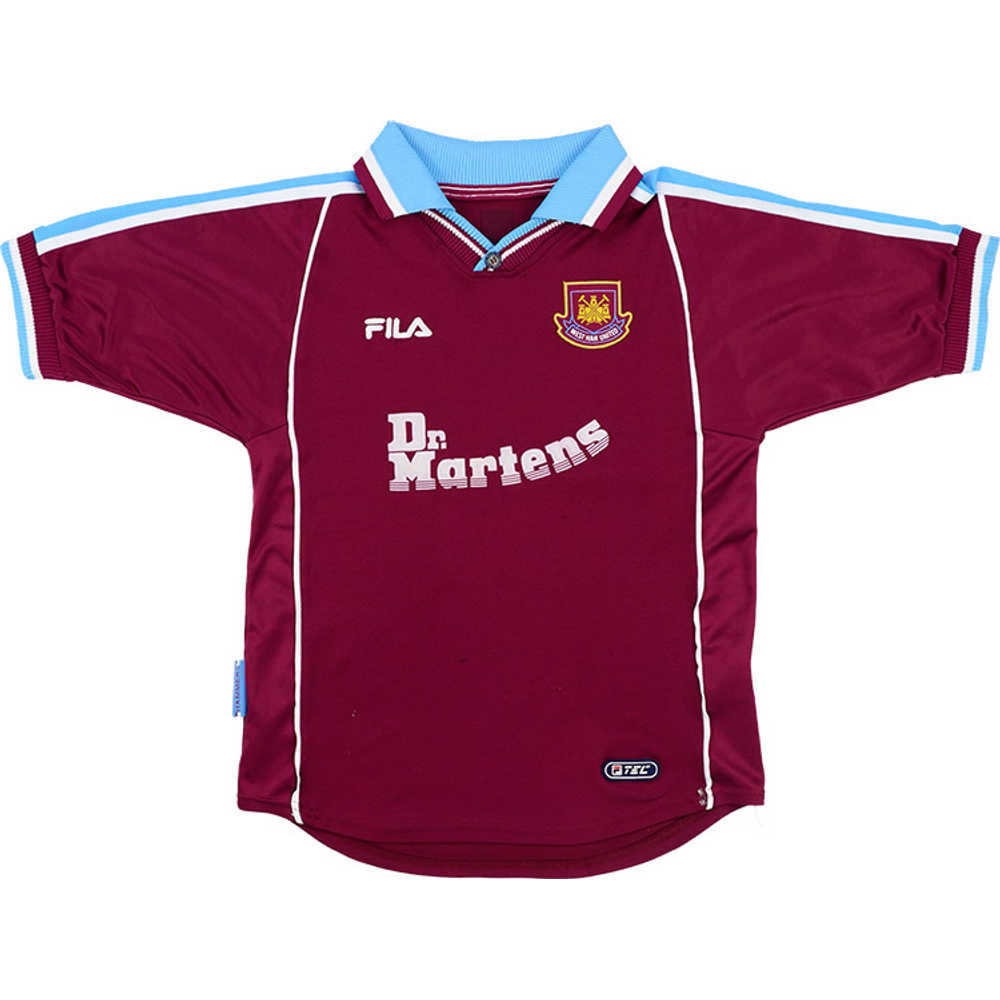 1999-01 West Ham Home Shirt (Excellent) XL