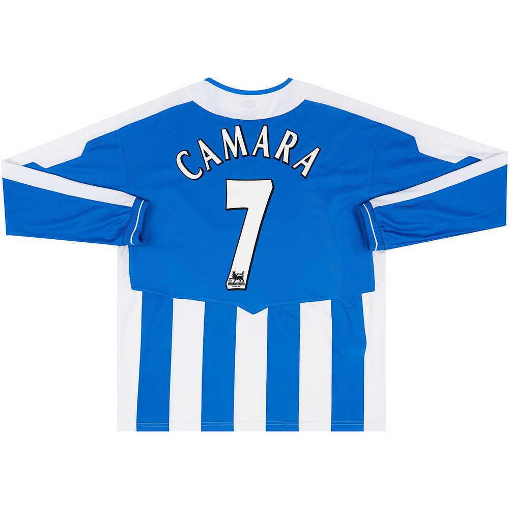 2005-06 Wigan Athletic Home L/S Shirt Camara #7 (Excellent) XXL