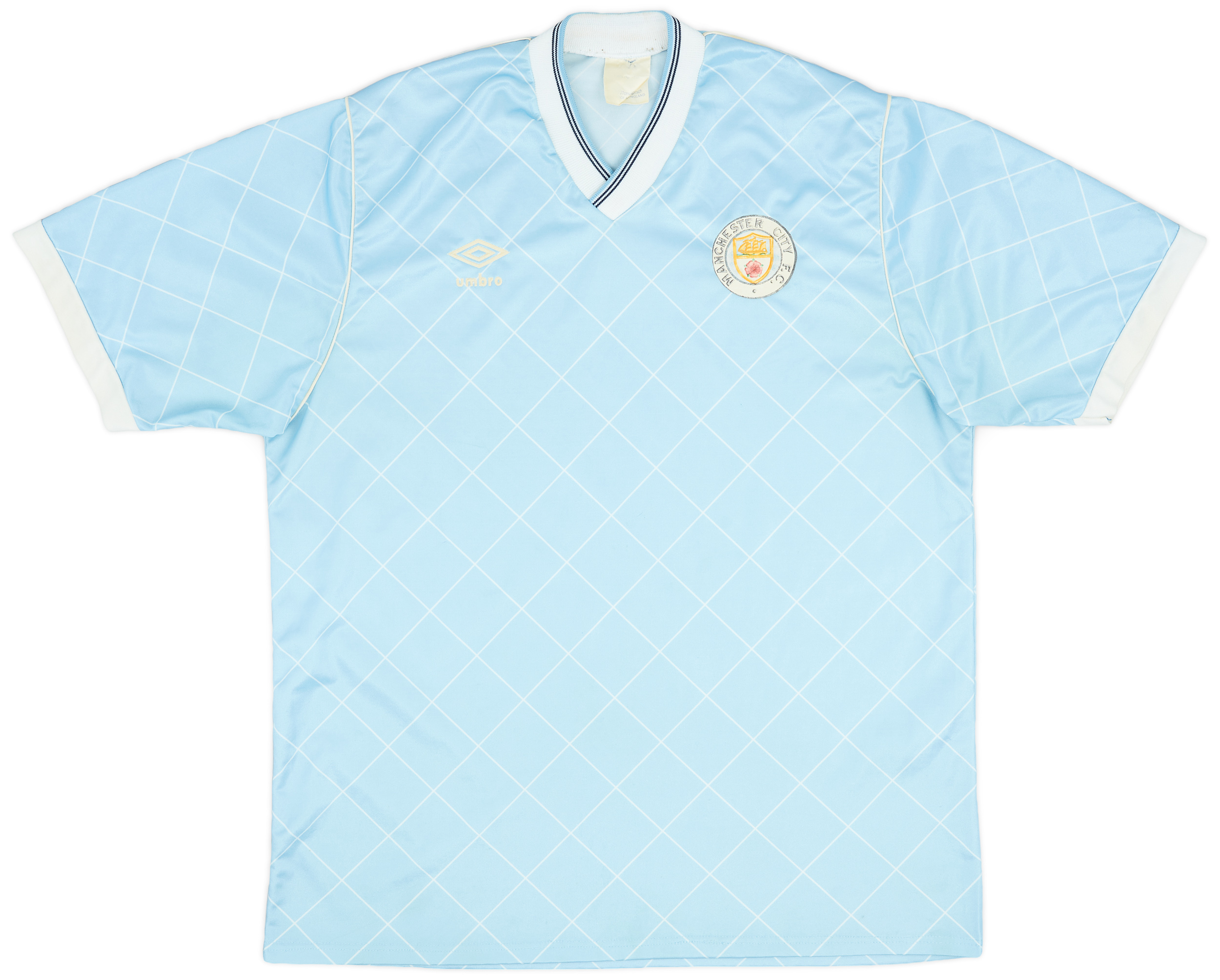 1987-89 Manchester City Home Shirt - 7/10 - ()