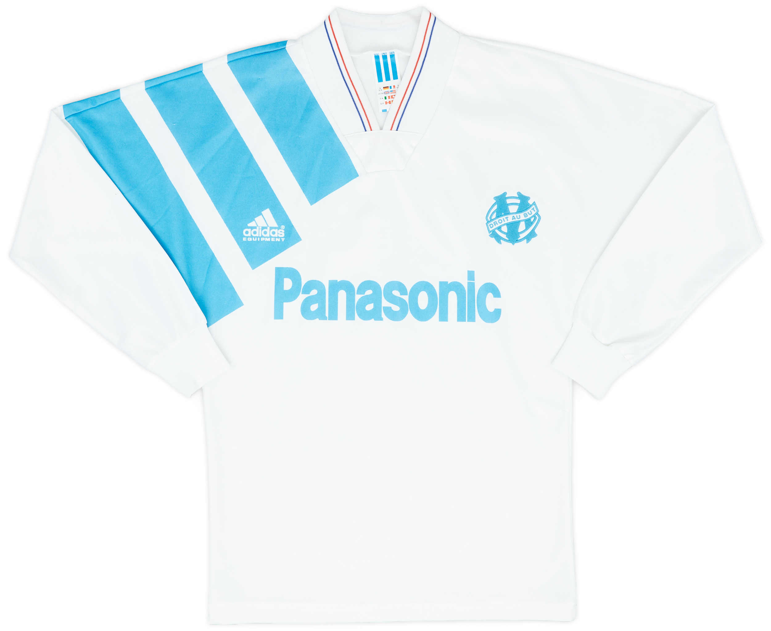 1991-92 Olympique Marseille Home Shirt - 9/10 - ()