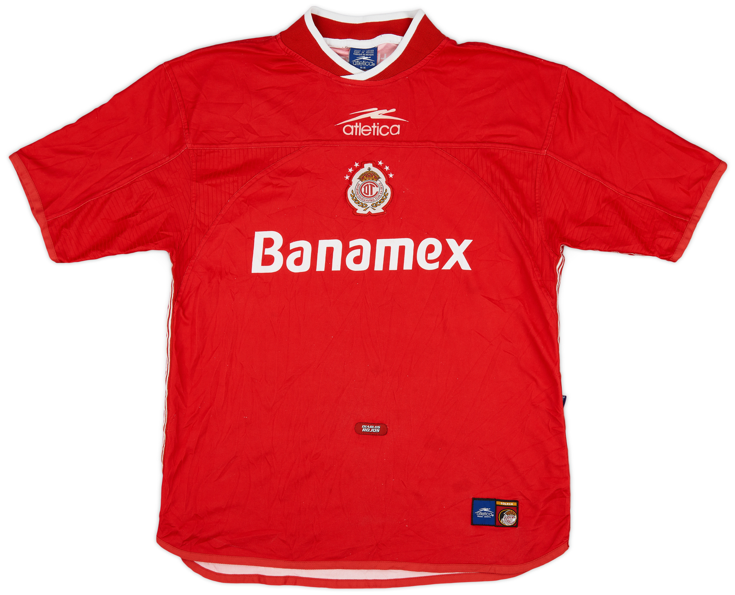 2000-01 Deportivo Toluca Home Shirt - 8/10 - ()