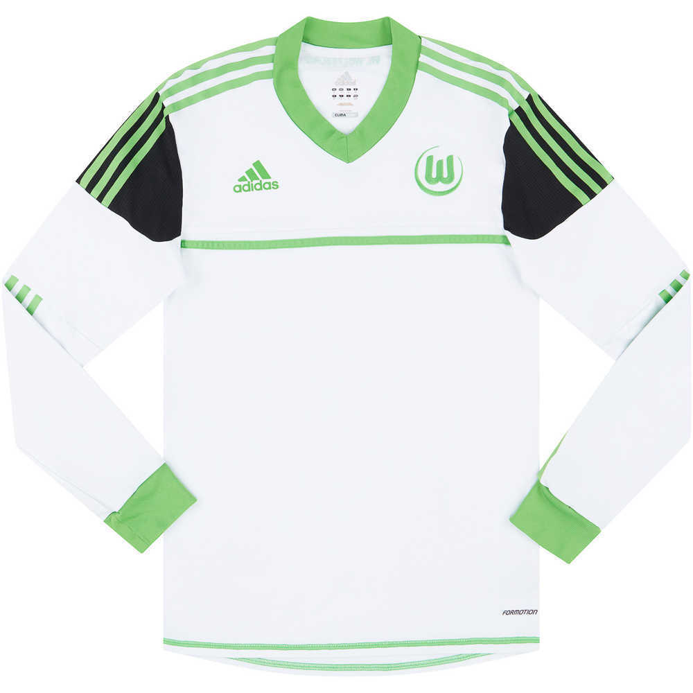 2012-13 Wolfsburg Player Issue L/S Away Shirt (Excellent) S