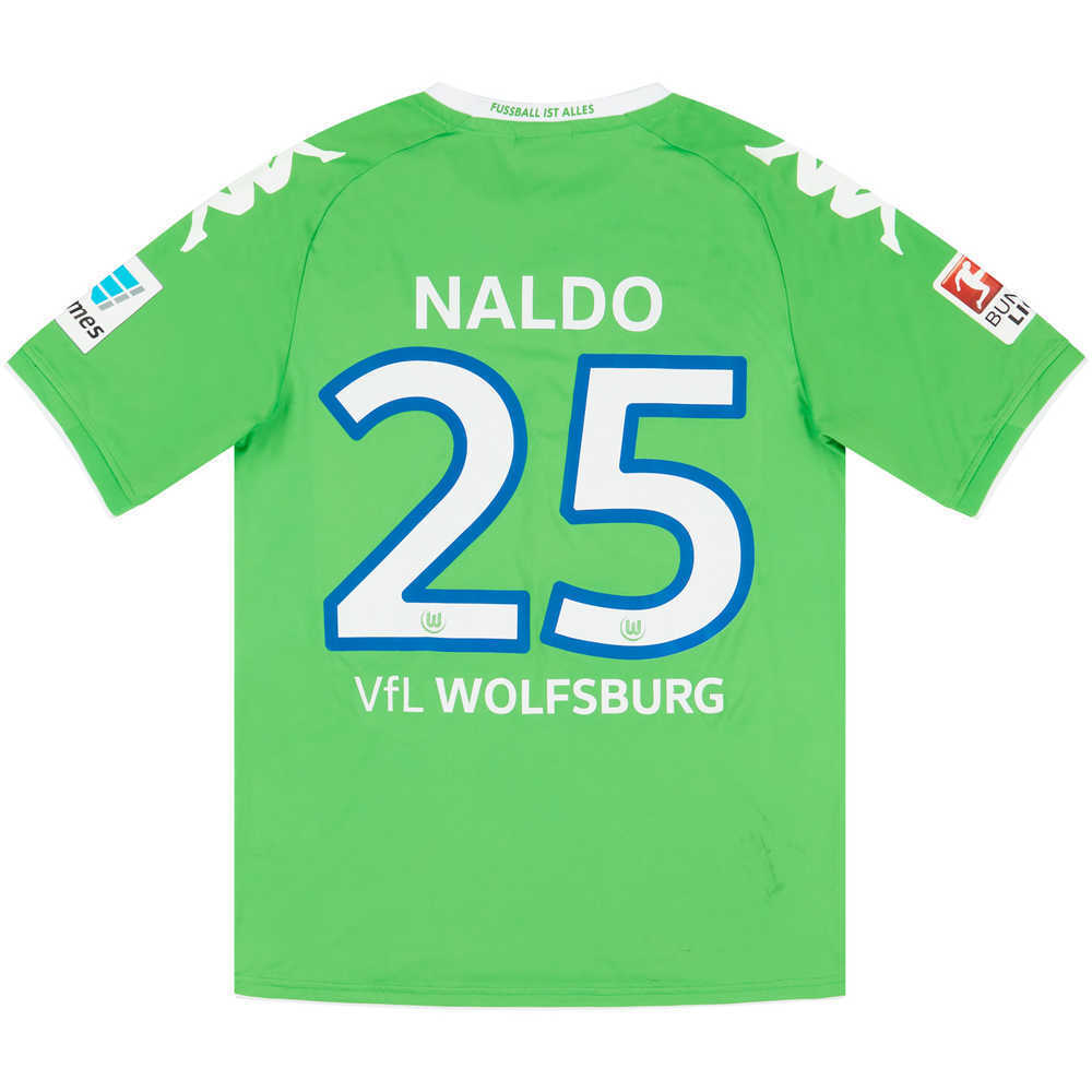 2015-16 Wolfsburg Away Shirt Naldo #25 (Excellent) M