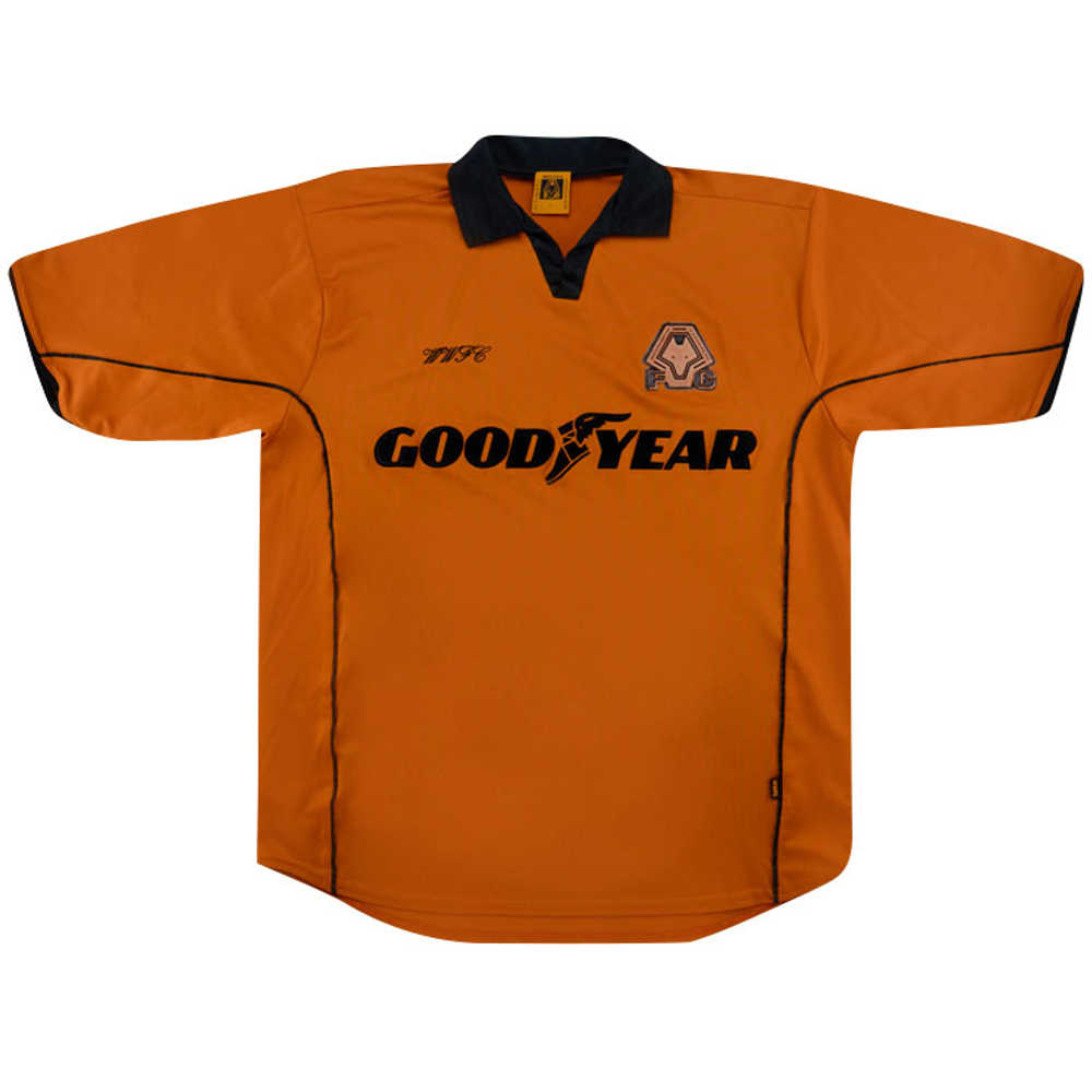 2000-02 Wolves Home Shirt (Very Good) XL