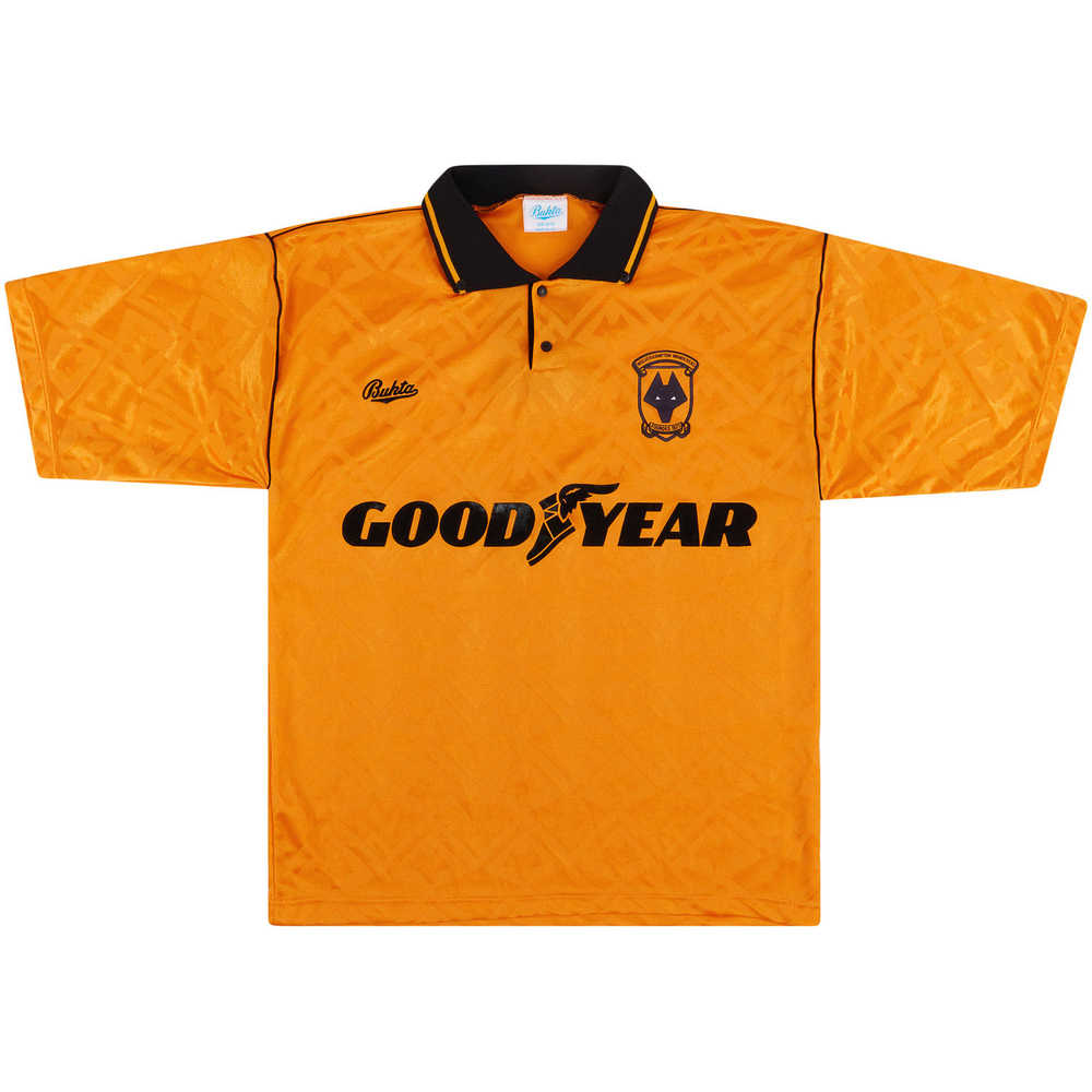 1990-92 Wolves Home Shirt (Very Good) S