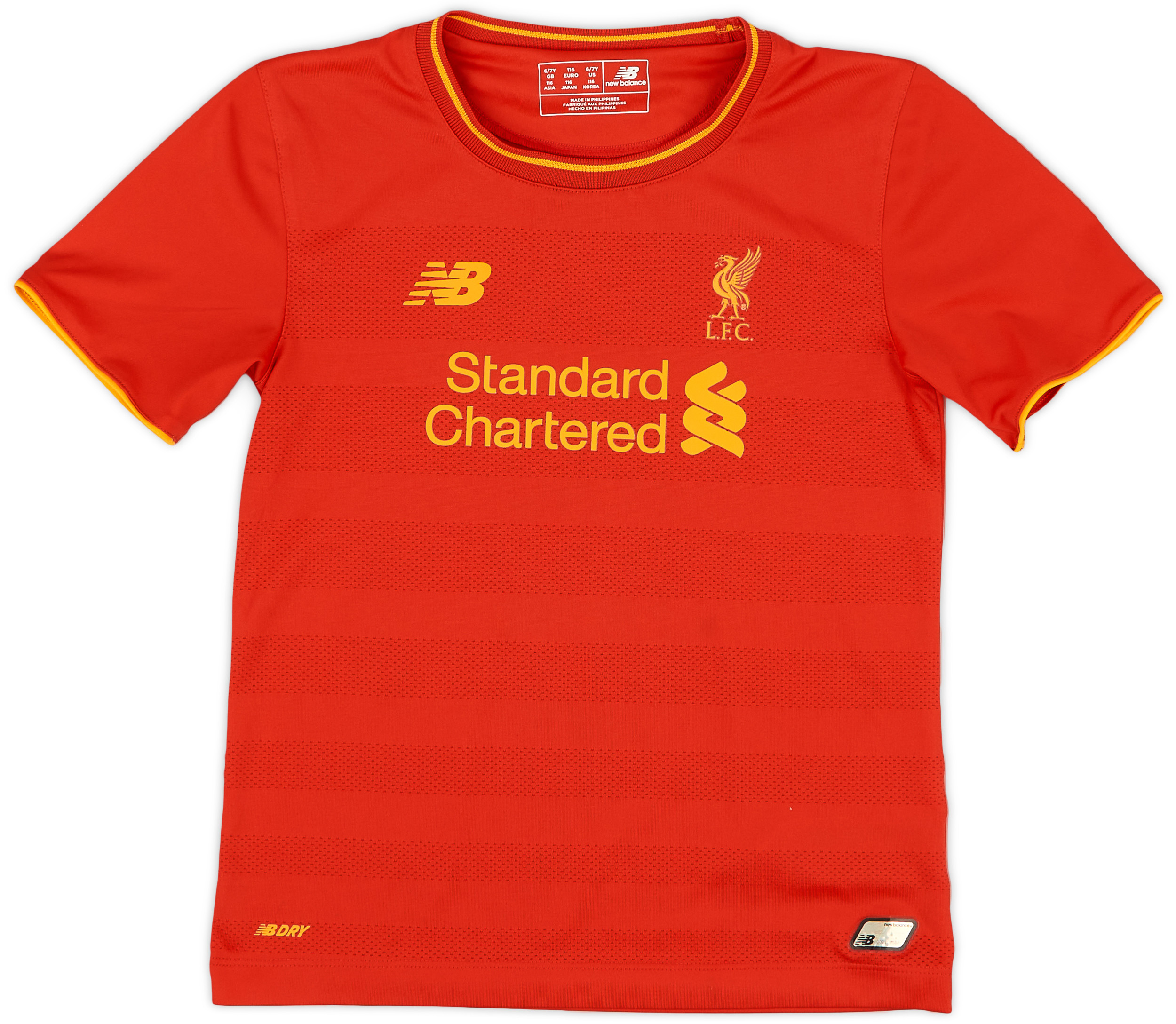2016-17 Liverpool Home Shirt - 9/10 - (6-7Y)
