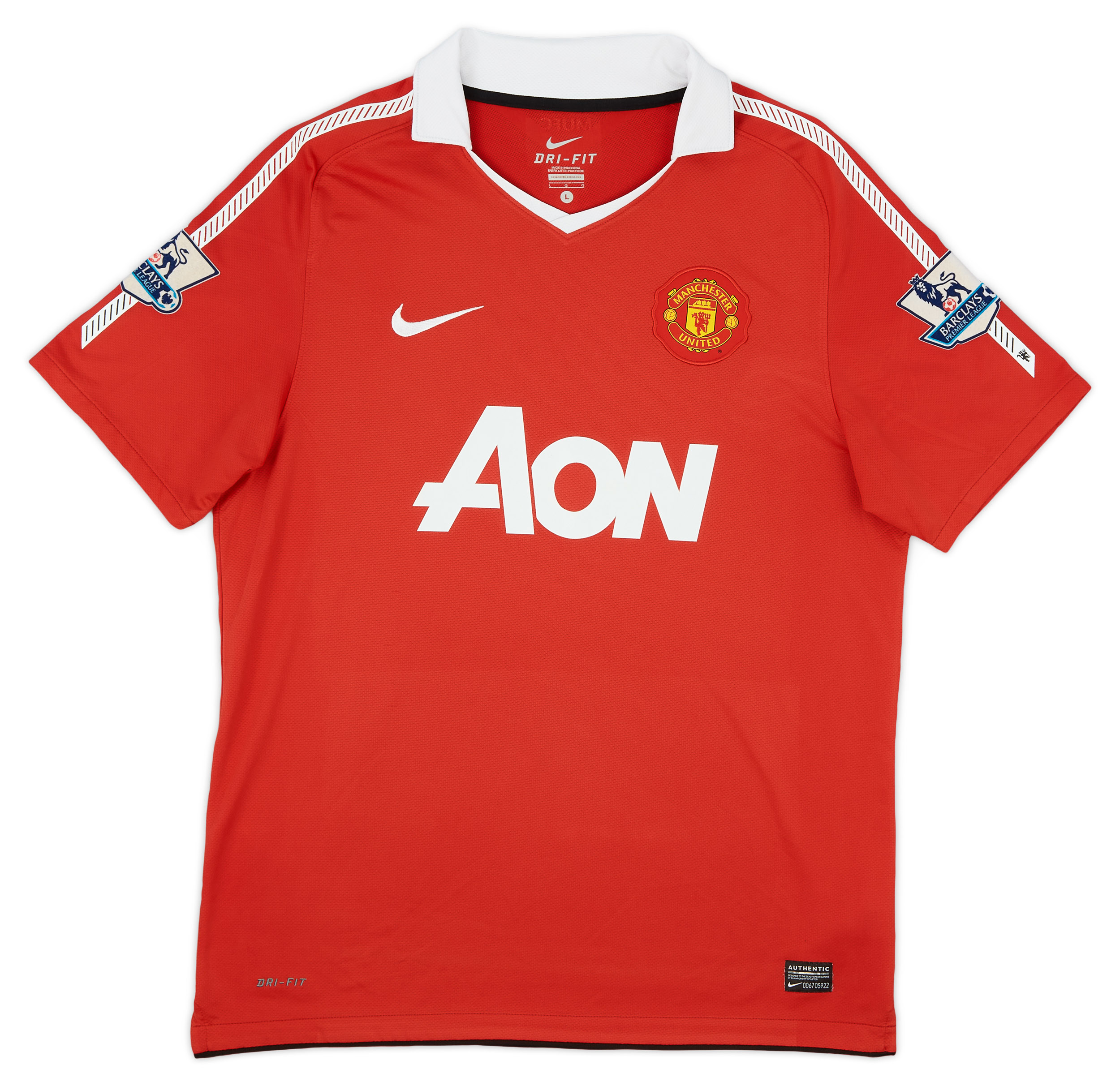 2010-11 Manchester United Home Shirt - Excellent 9/10 - ()