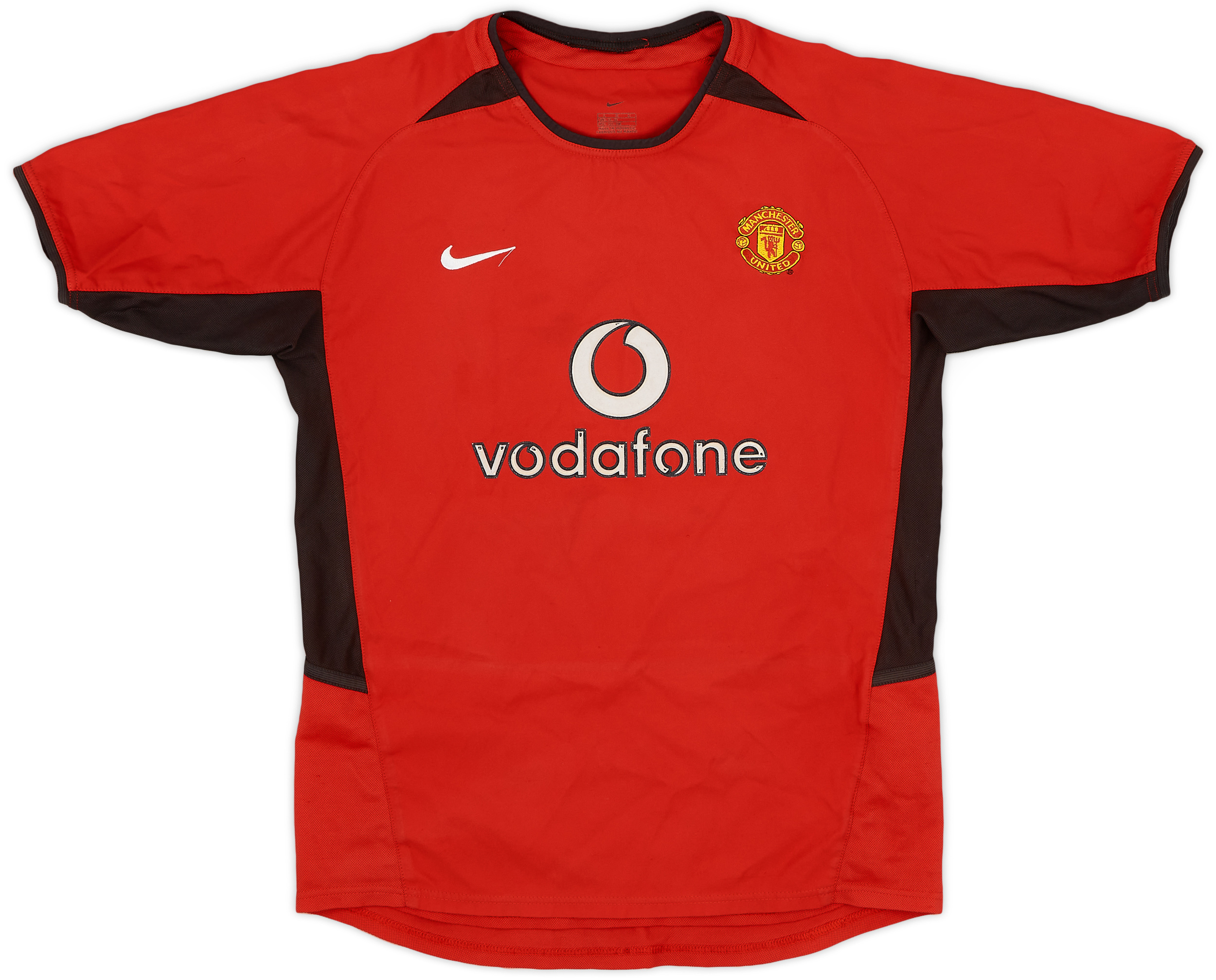 2002-04 Manchester United Home Shirt - Fair 4/10 - (L.Boys)