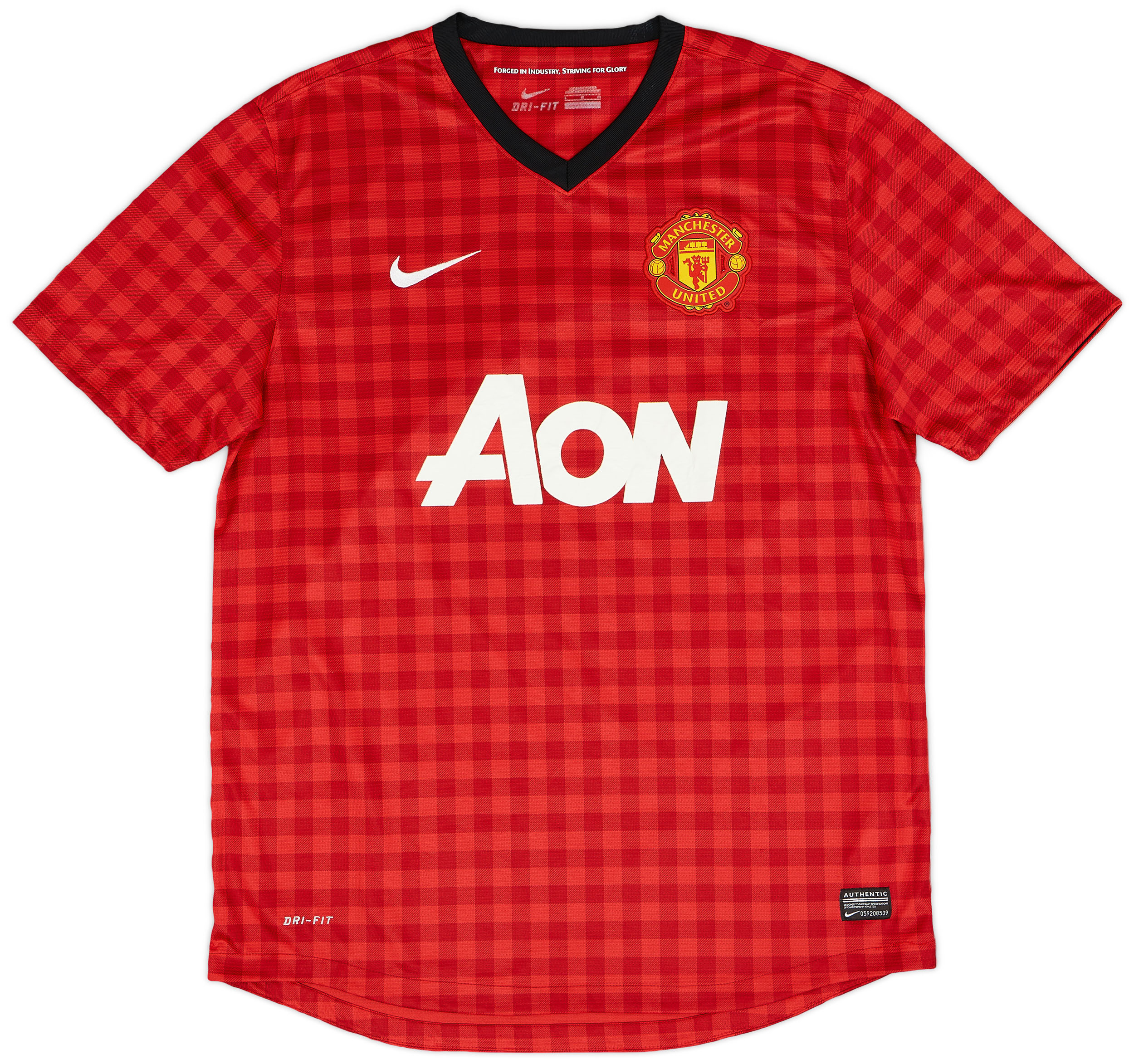 2012-13 Manchester United Home Shirt - Fair 4/10 - ()