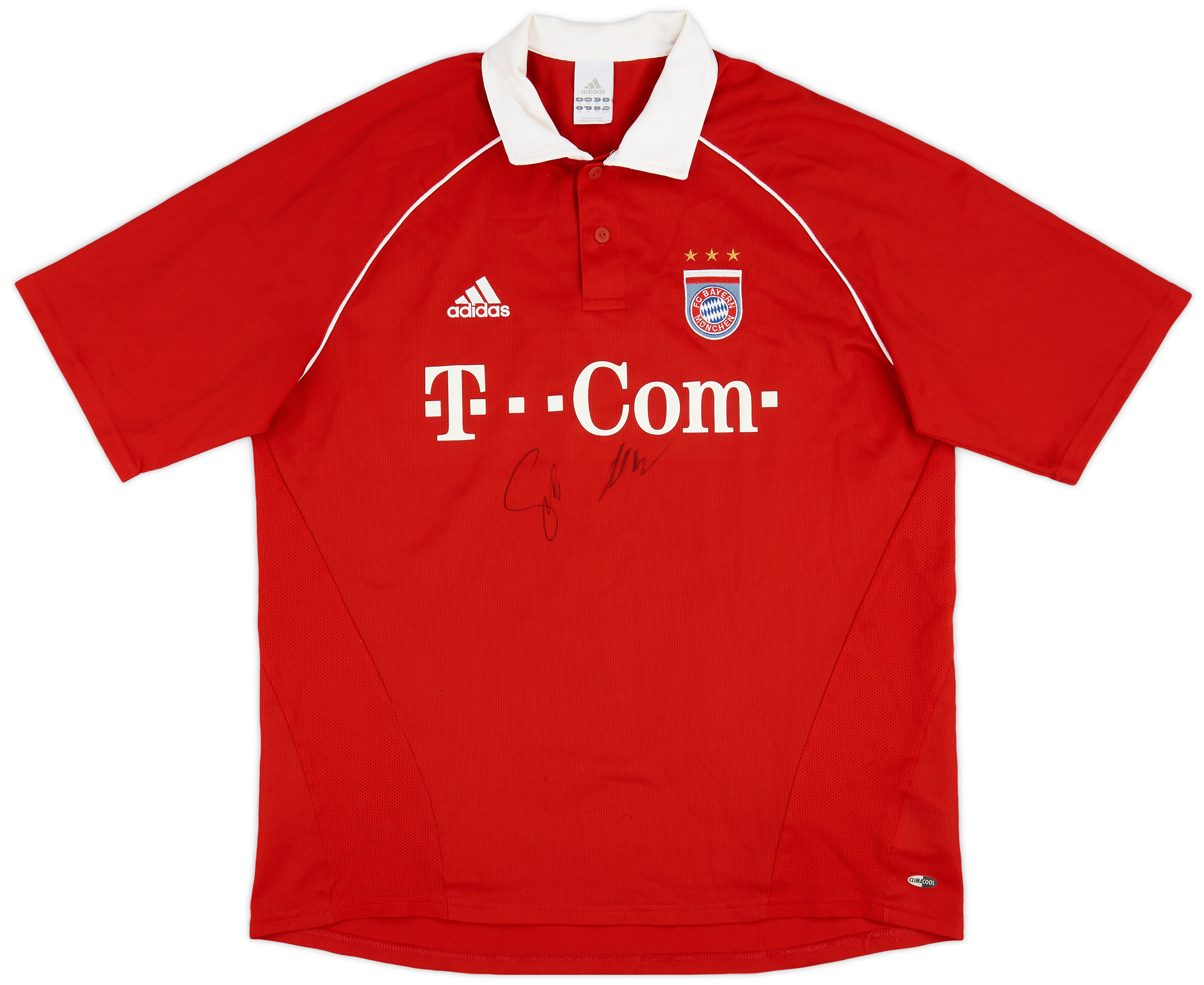 2005-06 Bayern Munich Signed Home Shirt - 8/10 - ()