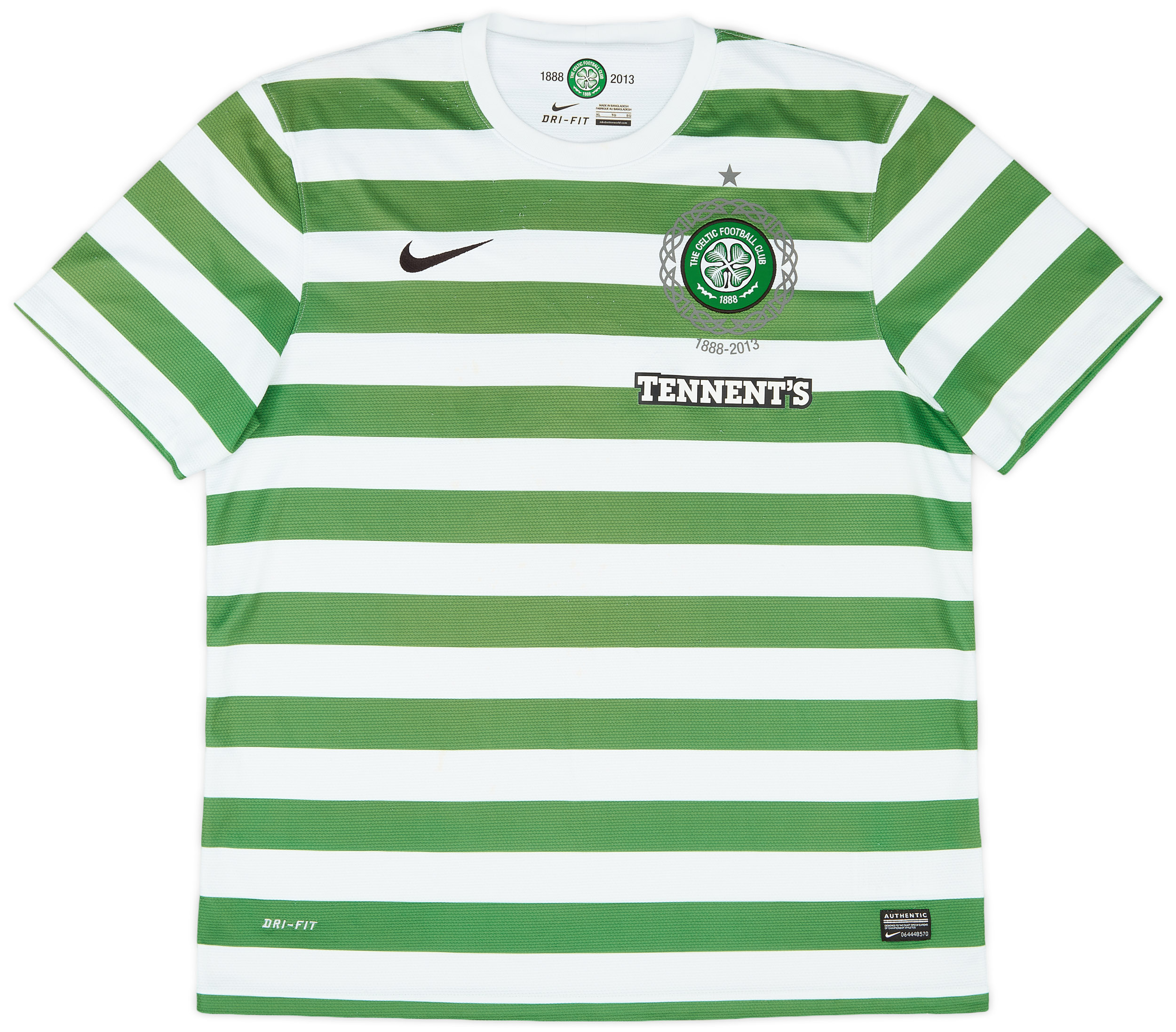 2012-13 Celtic '125th Anniversary' Home Shirt - 5/10 - ()