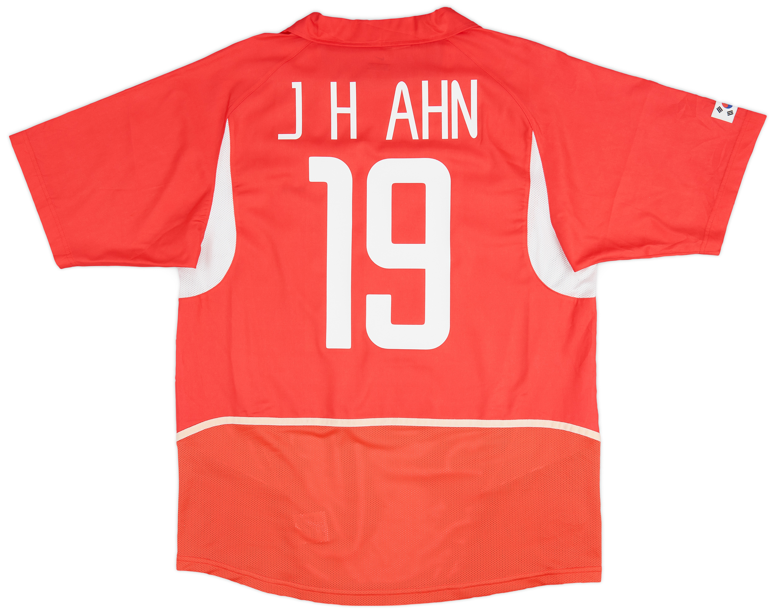 2002-03 South Korea Home Shirt J H Ahn #19 - 7/10 - ()