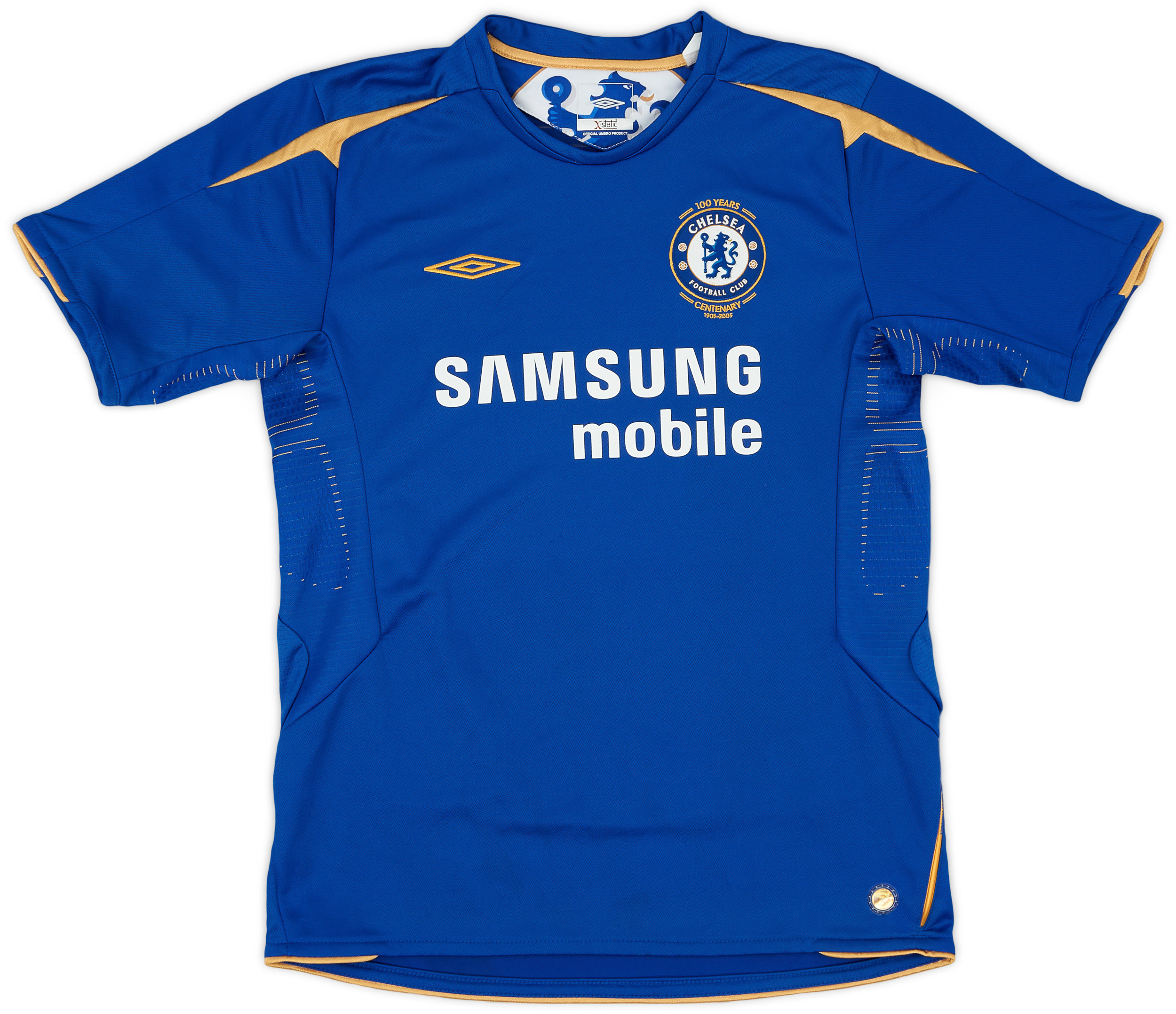 2005-06 Chelsea Centenary Home Shirt - 9/10 - (L.Boys)