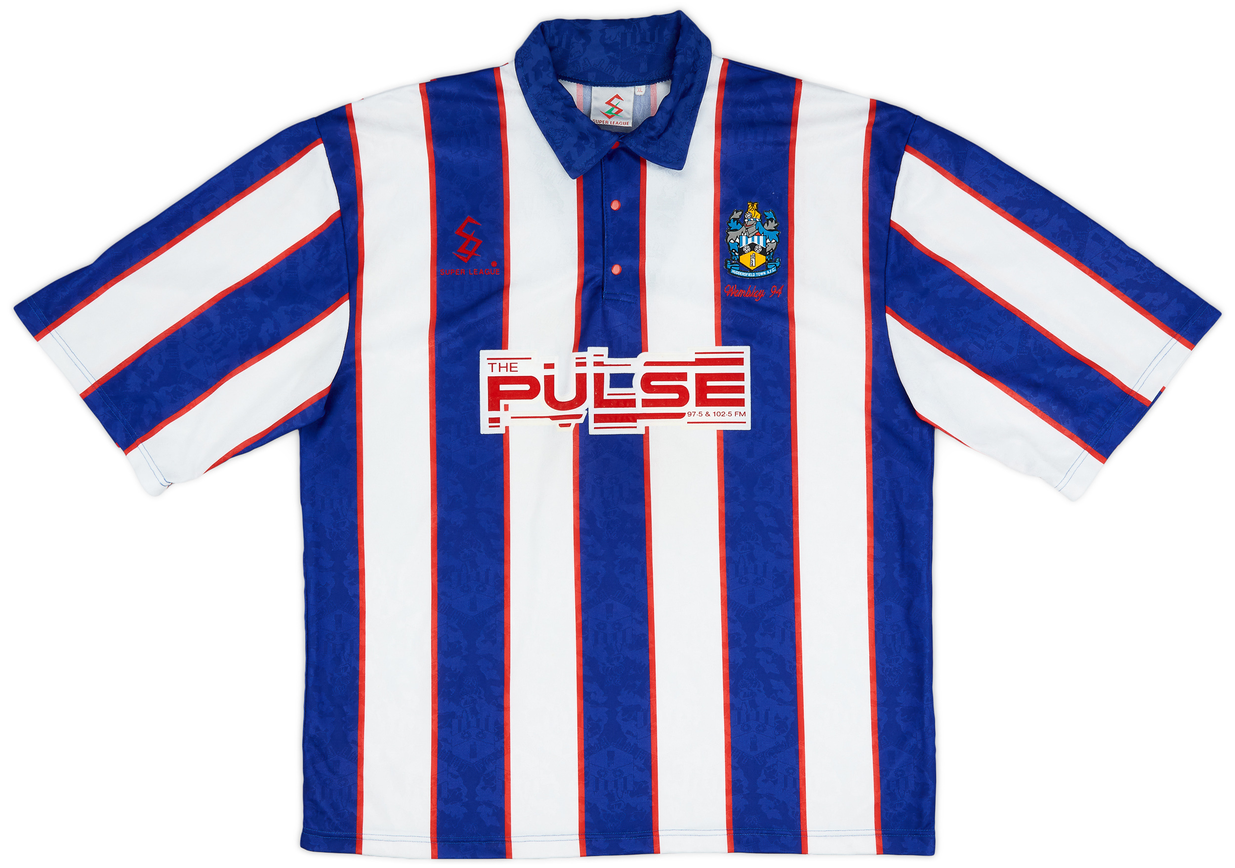 1993-95 Huddersfield Home 'Wembley 94' Shirt - 8/10 - ()