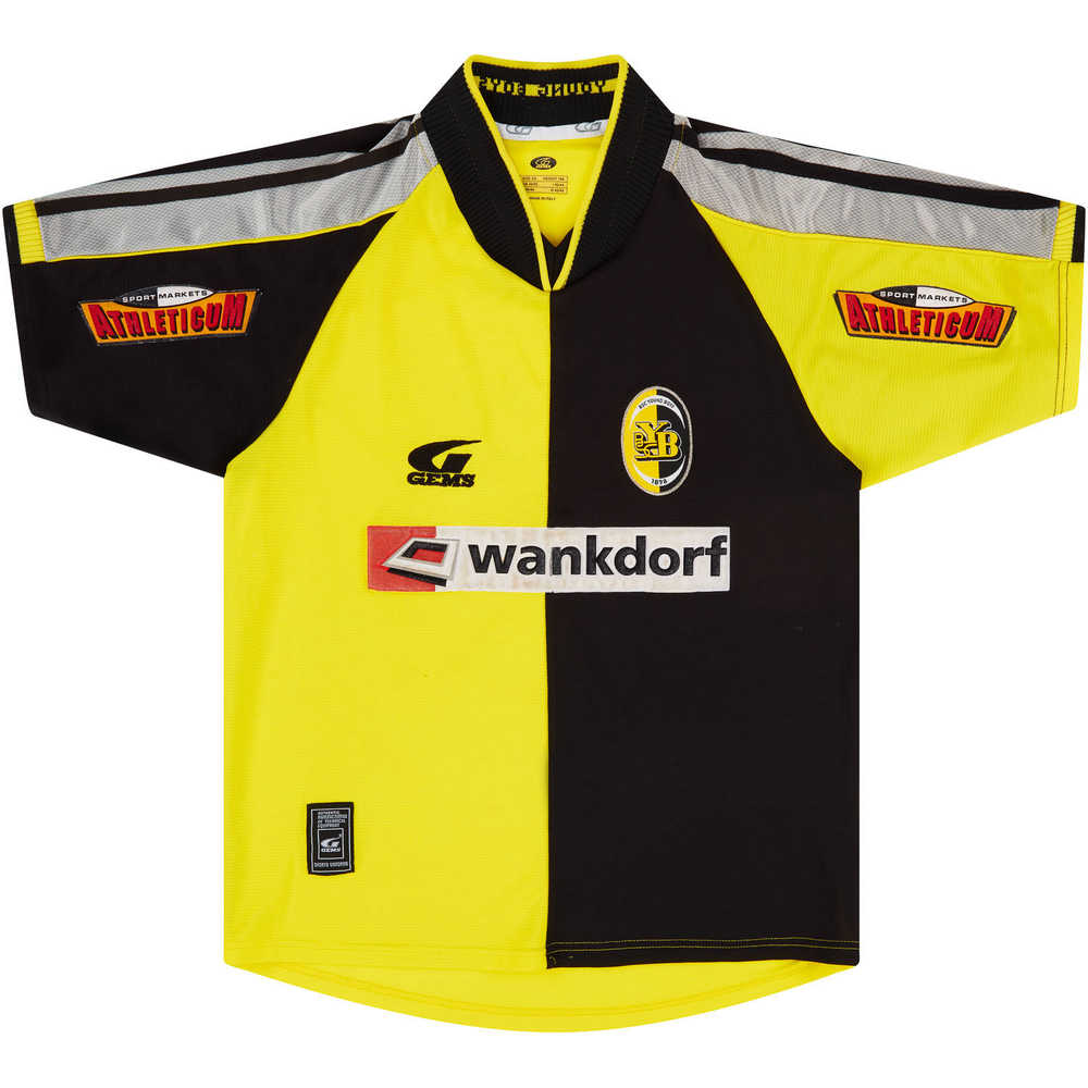 2002-03 BSC Young Boys 'Signed' Home Shirt (Good) XS