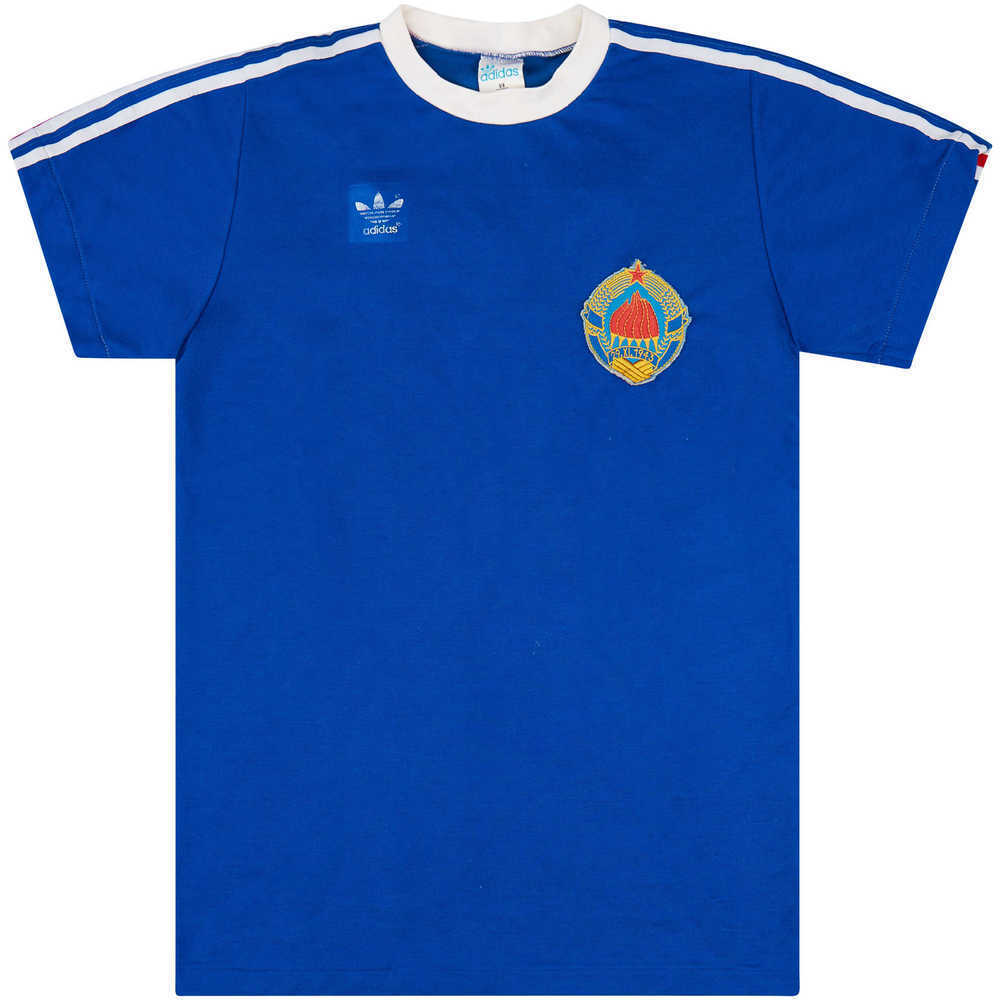 1981-82 Yugoslavia U-21 Match Issue Home Shirt #13 (Čelić)