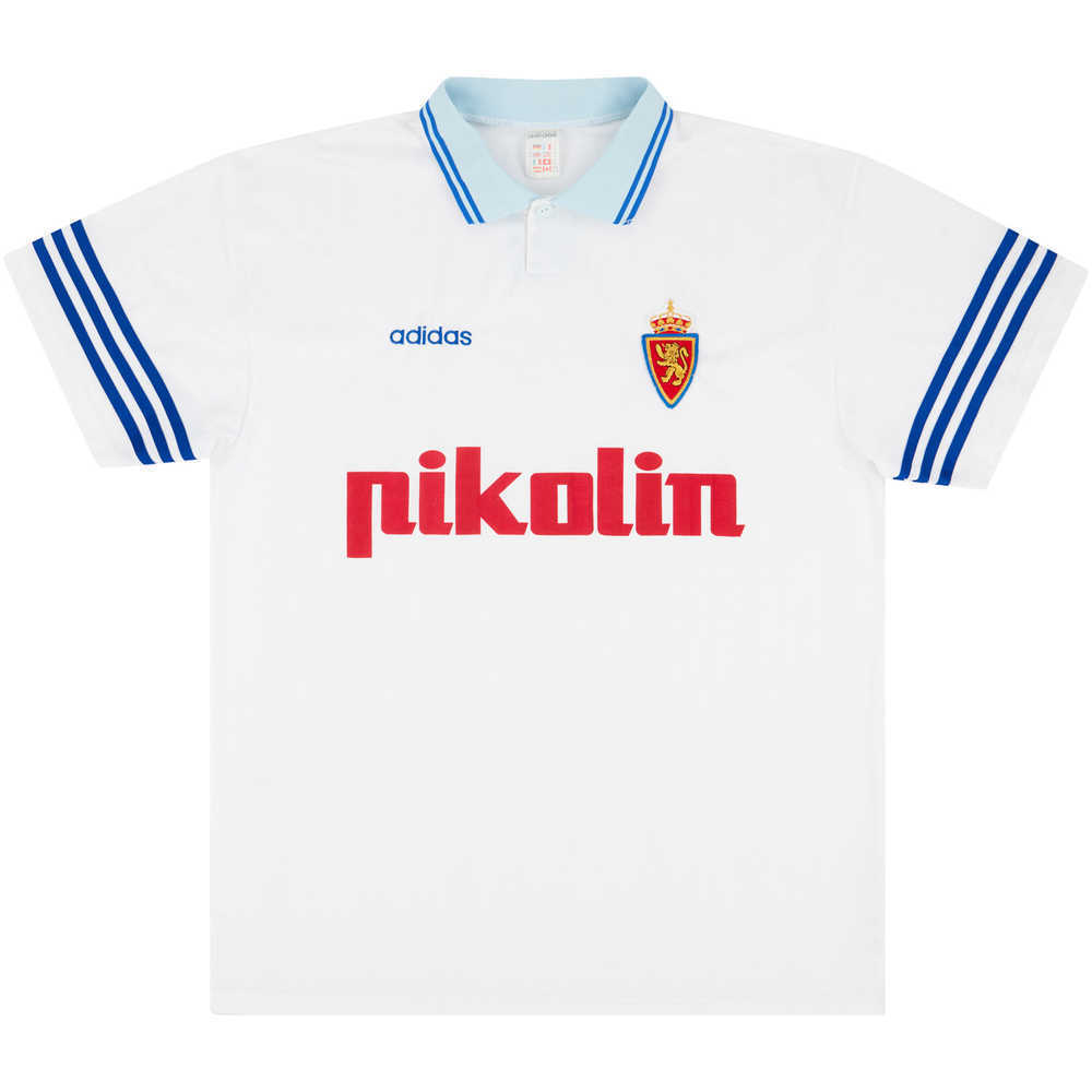 1995-97 Real Zaragoza Home Shirt (Very Good) XL