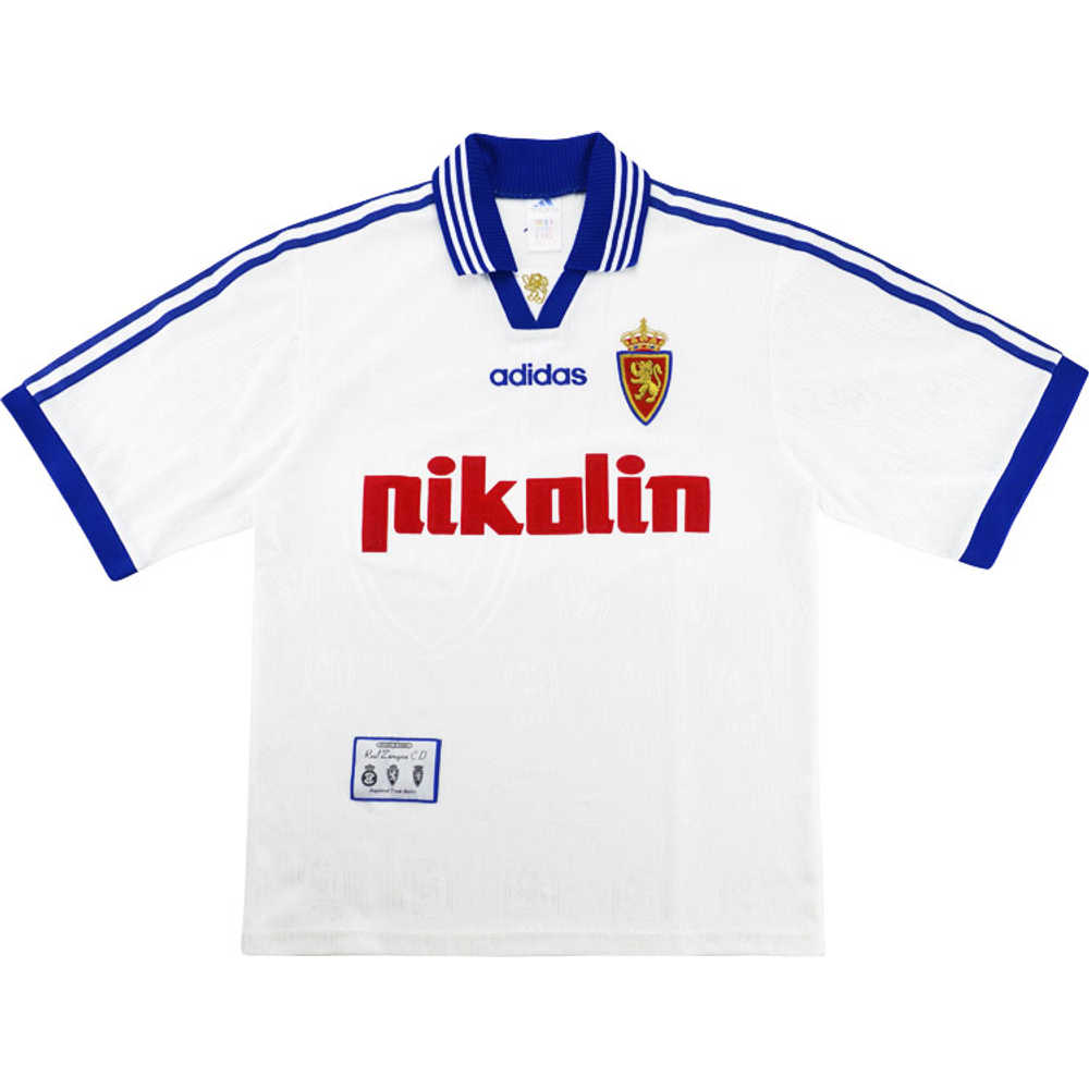 1997-99 Real Zaragoza Home Shirt (Excellent) XL