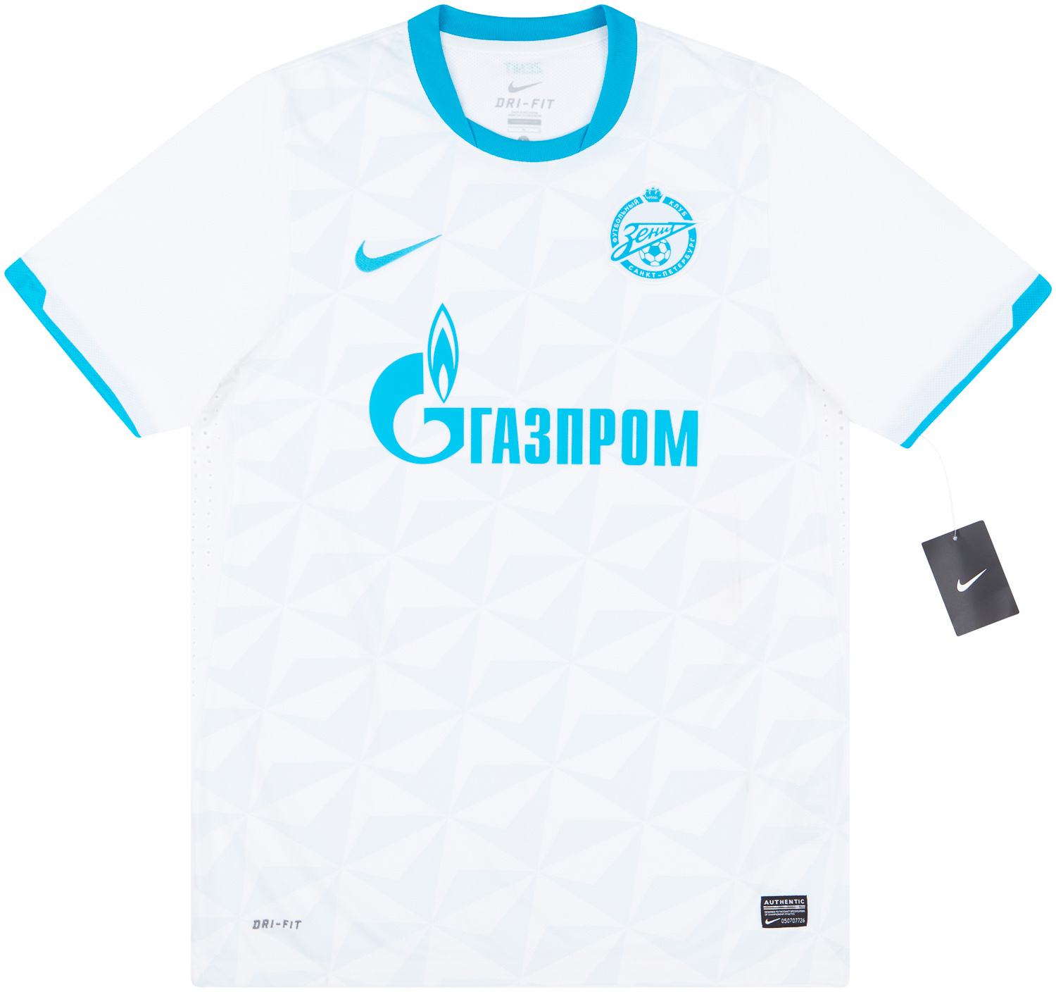 2011-12 Zenit St. Petersburg Player Issue Away Shirt